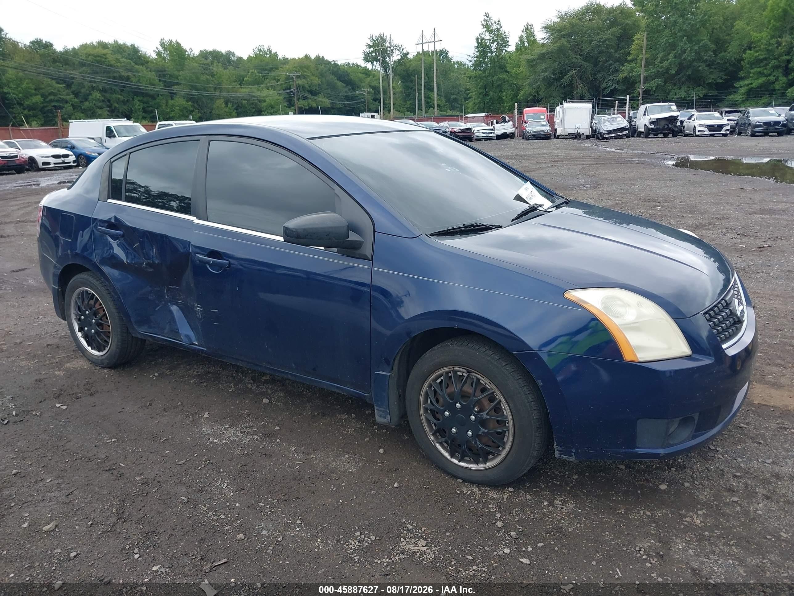 2008 Nissan Sentra 2.0 S Dark Blue vin: 3N1AB61E68L685022