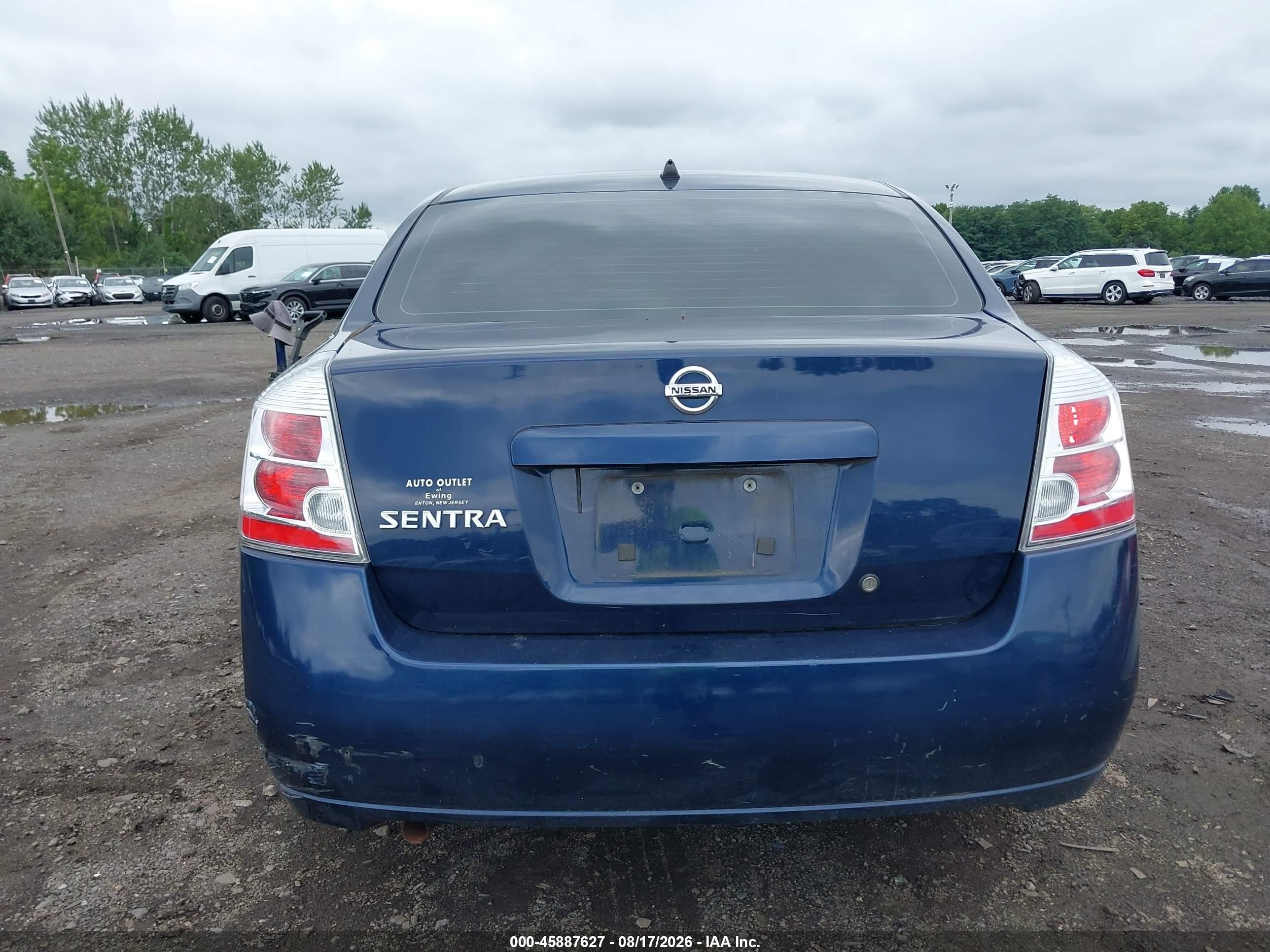 2008 Nissan Sentra 2.0 S Dark Blue vin: 3N1AB61E68L685022