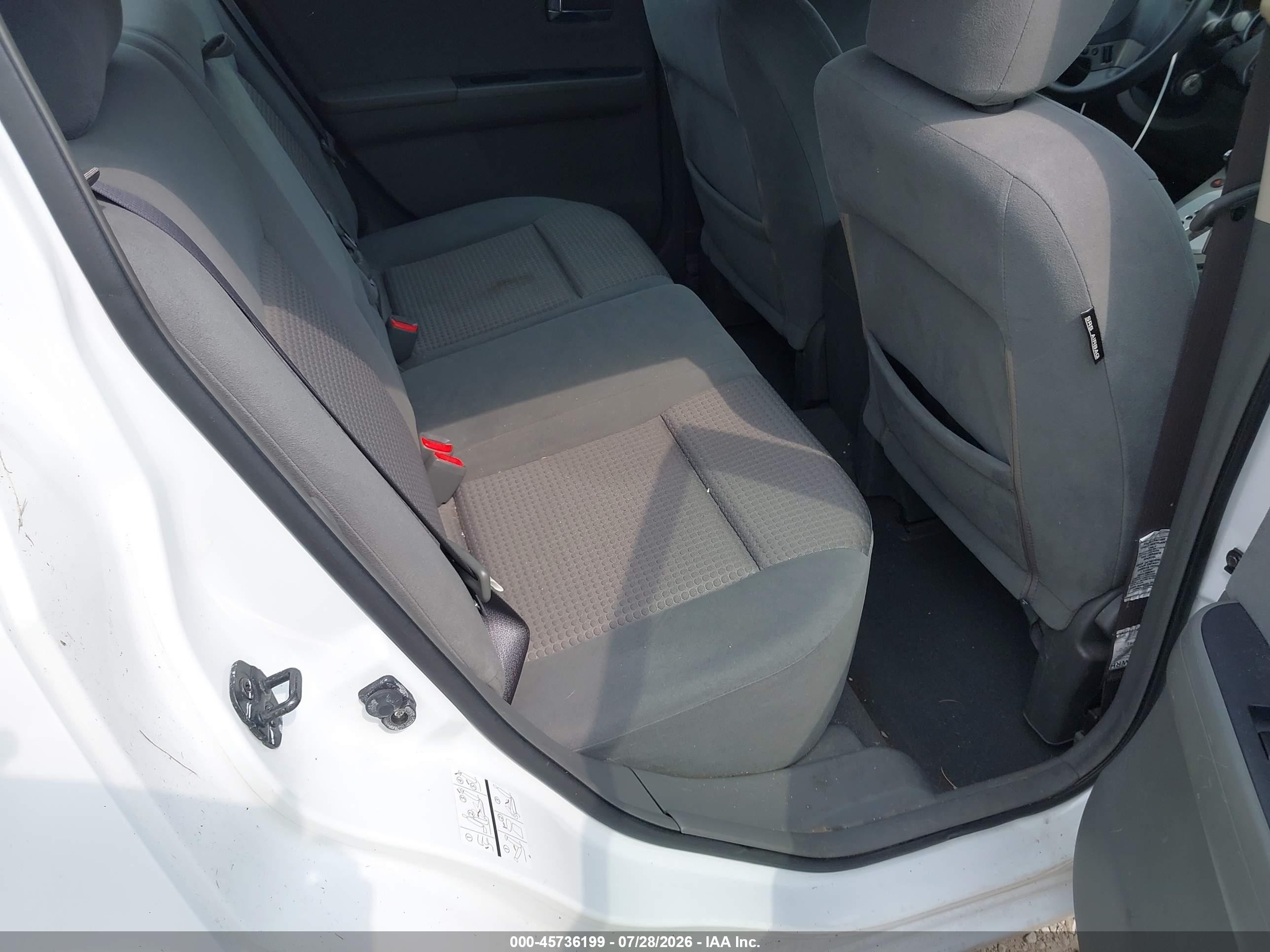 2008 Nissan Sentra 2.0 S White vin: 3N1AB61E68L736003