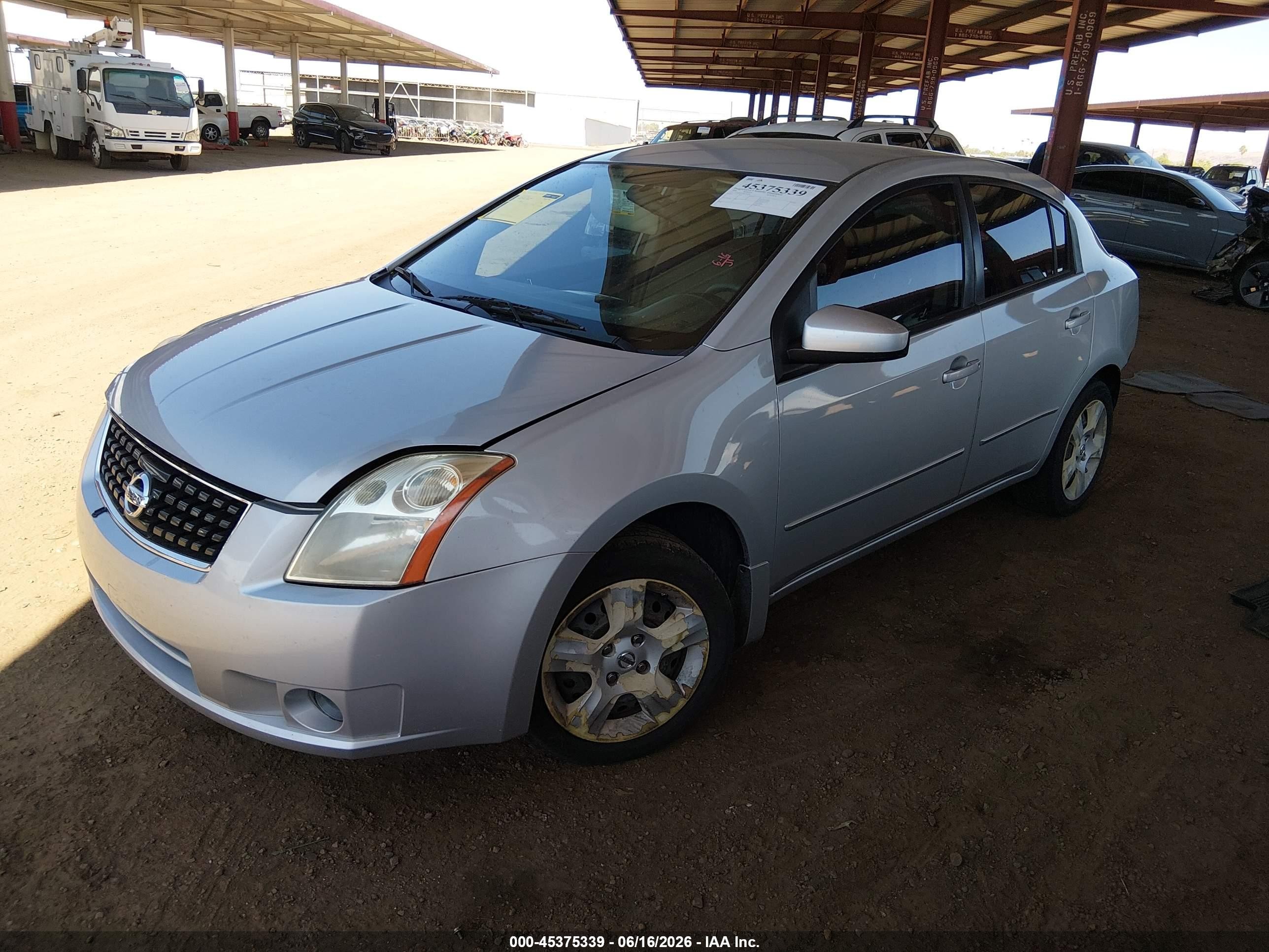 2008 Nissan Sentra 2.0s Серебряный vin: 3N1AB61E68L755604