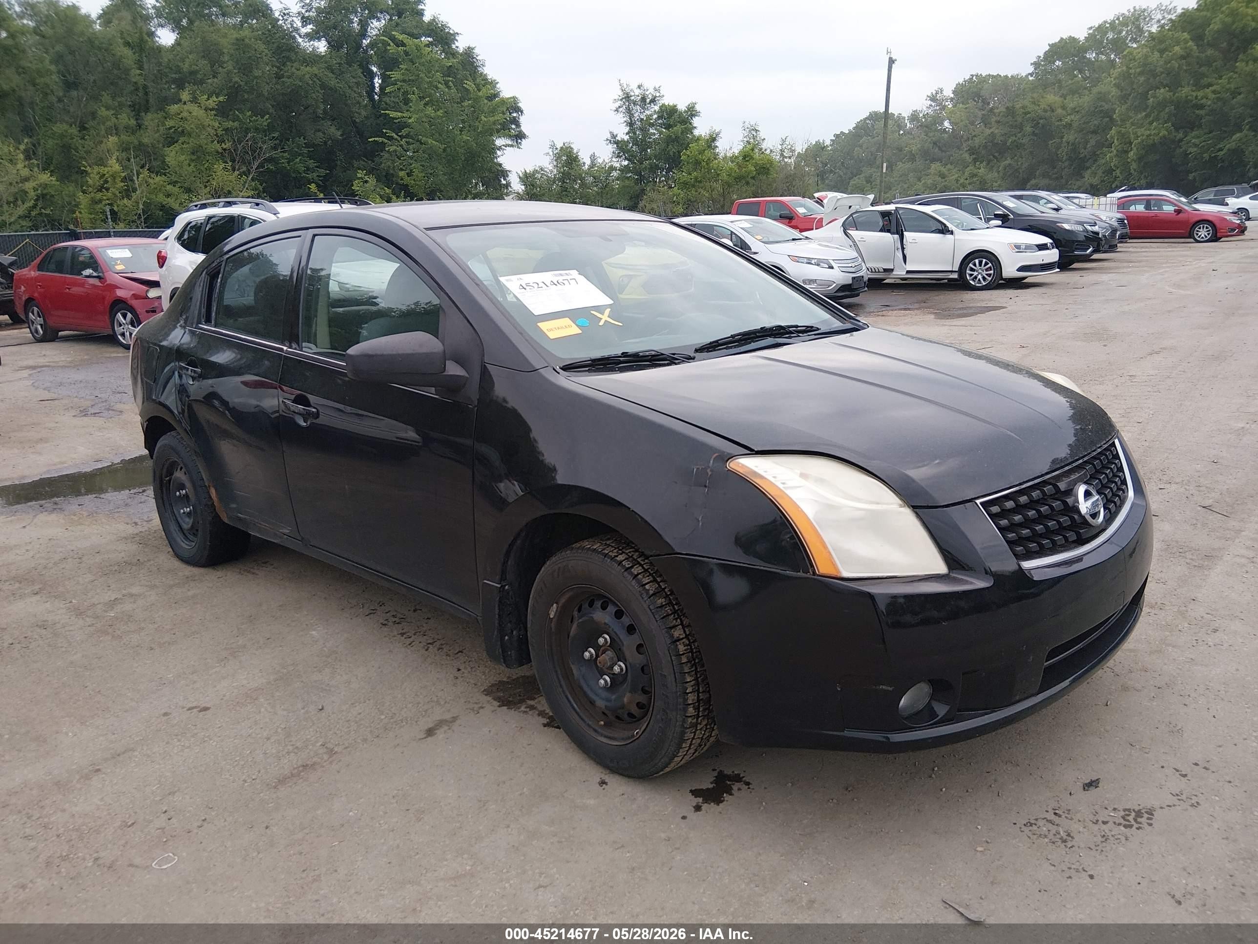 2008 Nissan Sentra 2.0 Black vin: 3N1AB61E68L758941