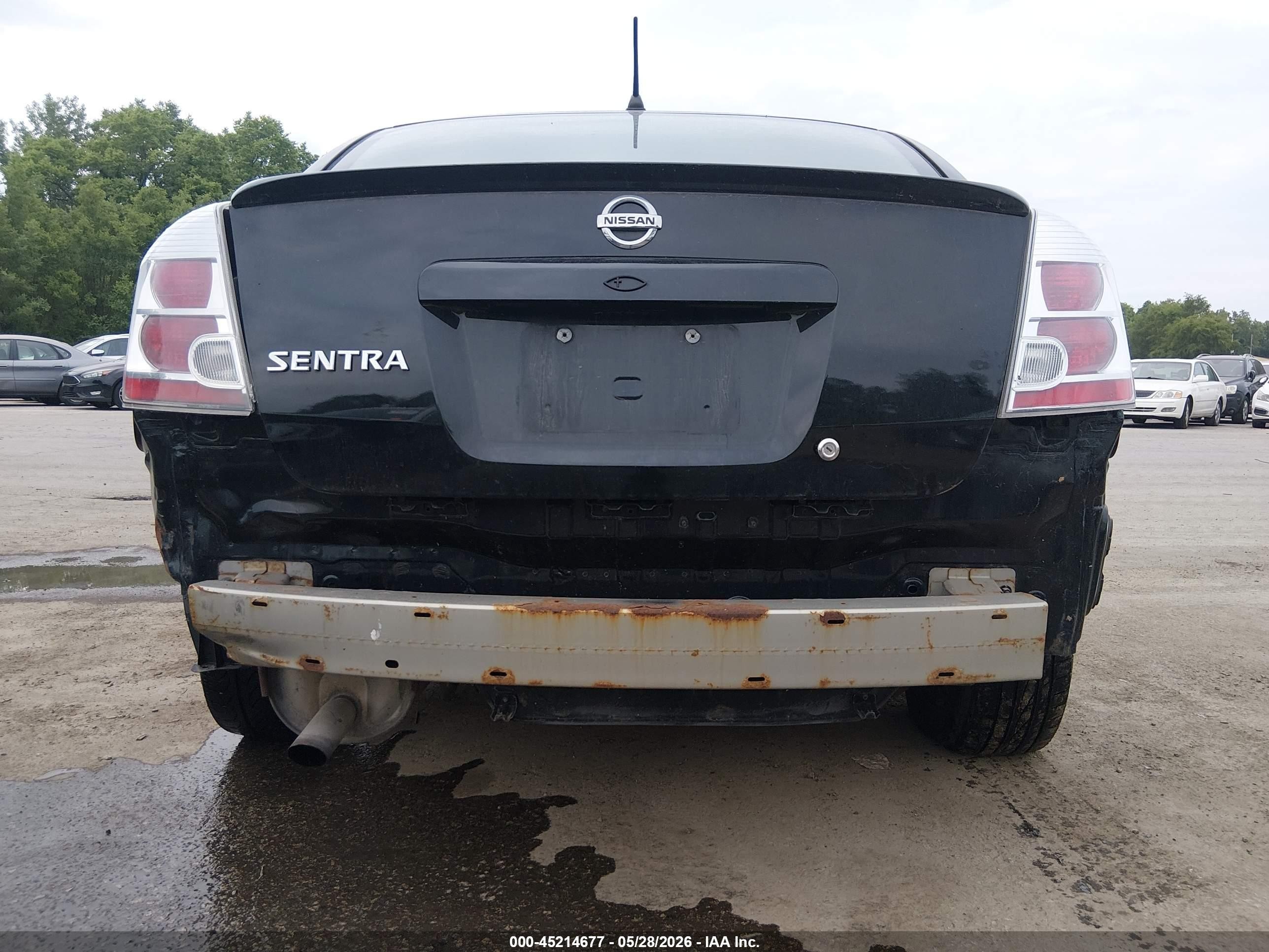 2008 Nissan Sentra 2.0 Black vin: 3N1AB61E68L758941