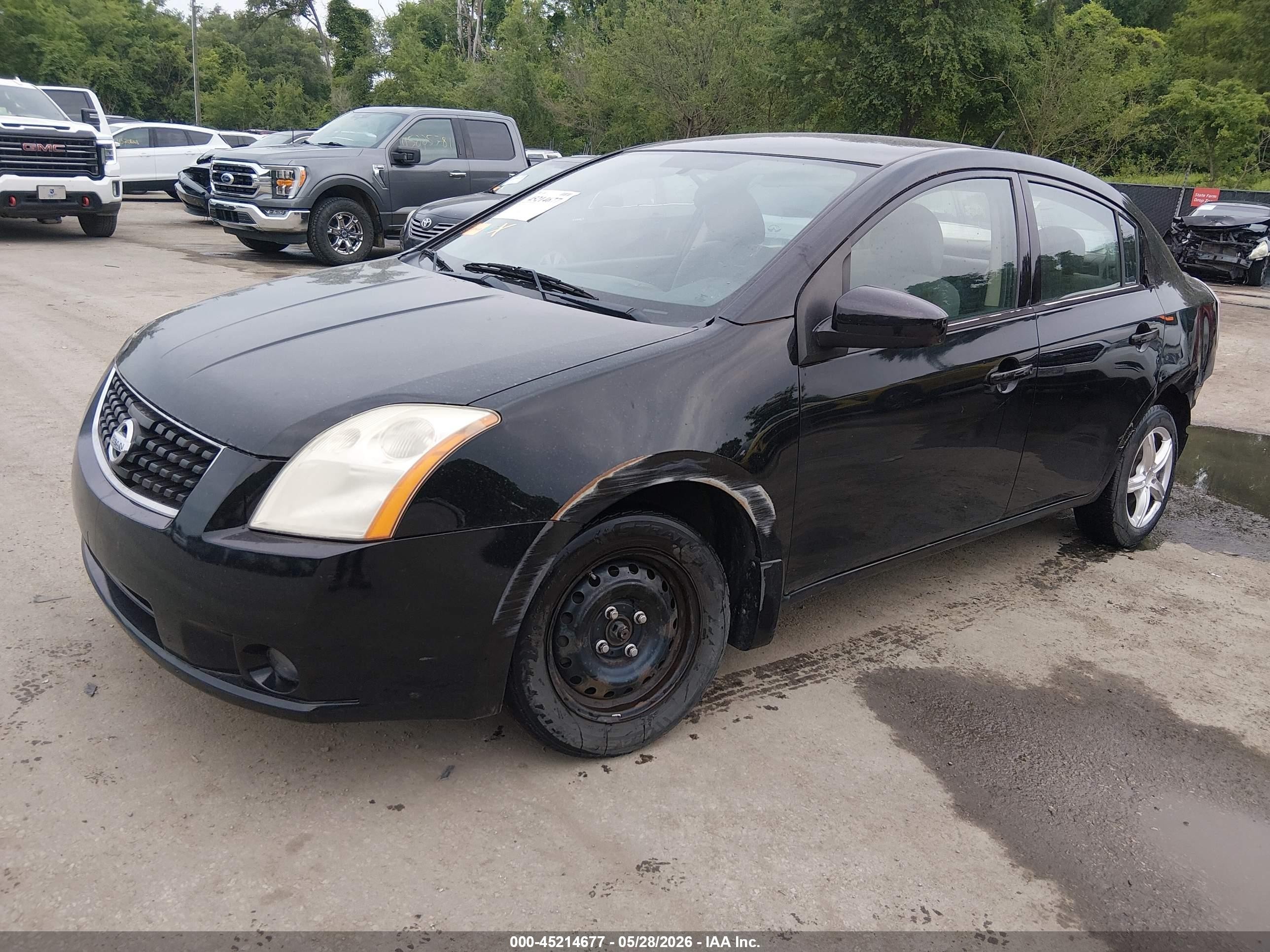 2008 Nissan Sentra 2.0 Black vin: 3N1AB61E68L758941