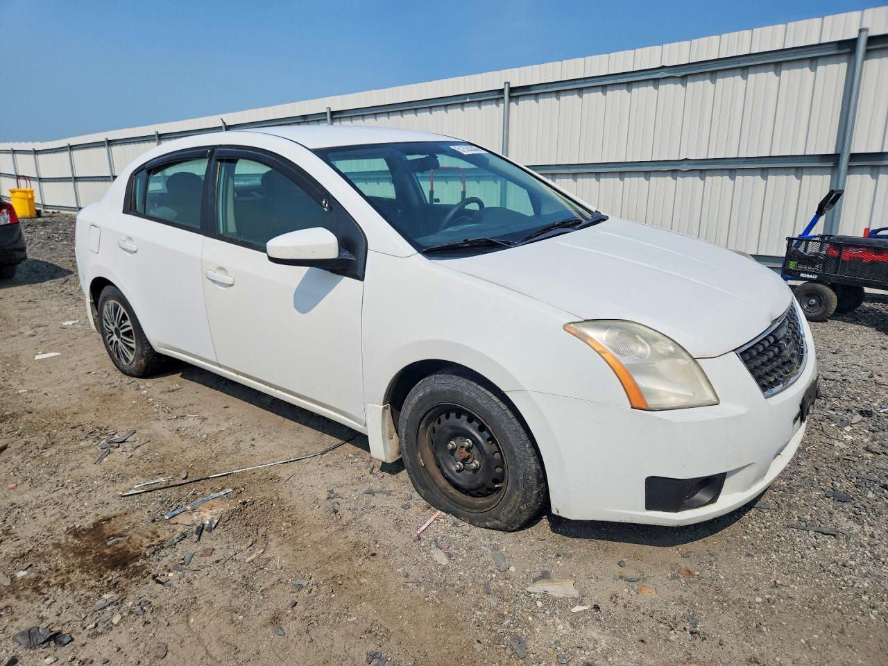 2009 Nissan Sentra 2.0 White vin: 3N1AB61E69L609236