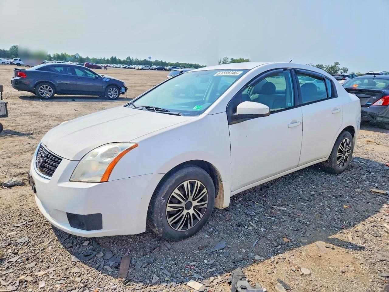 2009 Nissan Sentra 2.0 White vin: 3N1AB61E69L609236