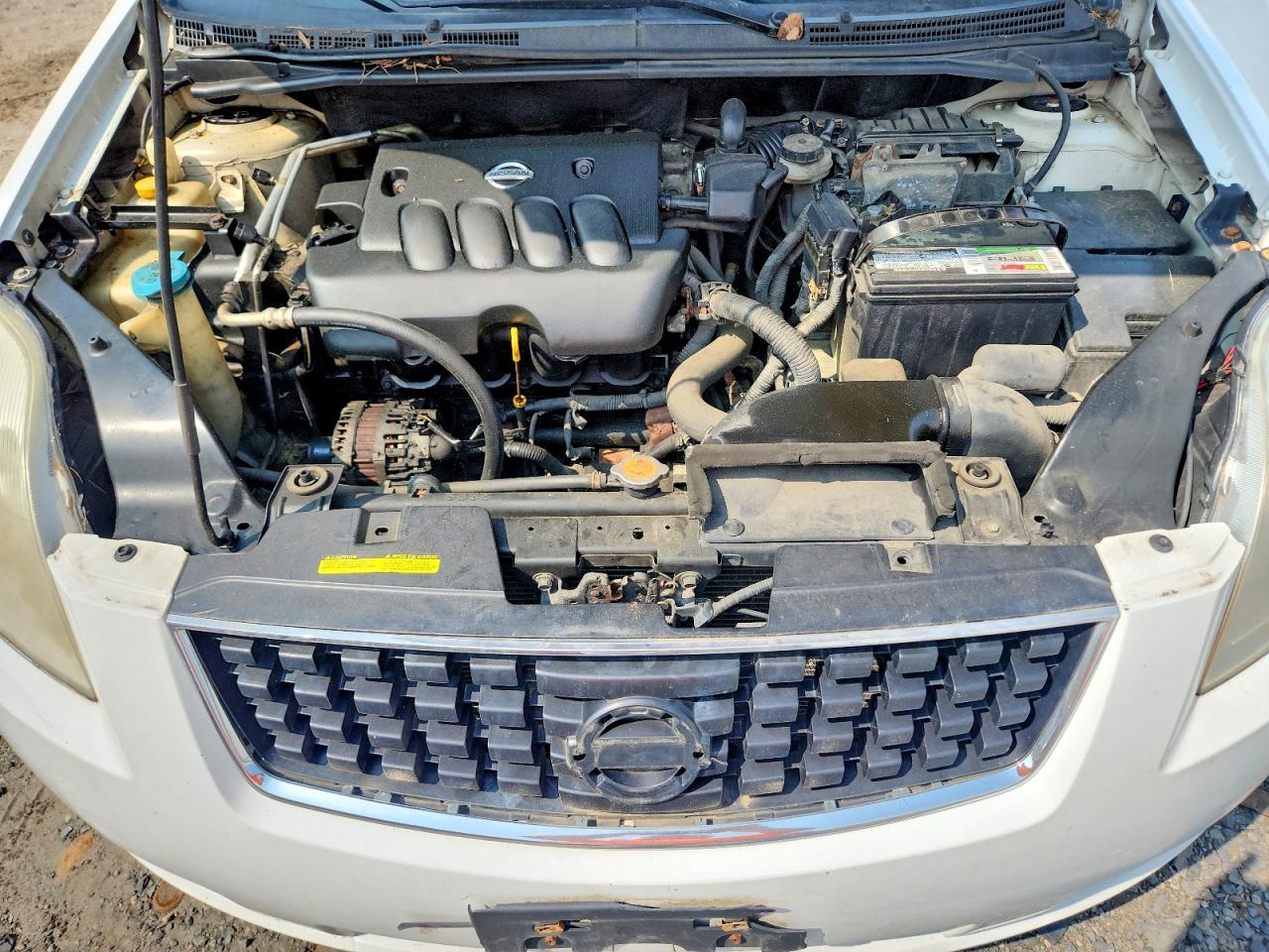 2009 Nissan Sentra 2.0 White vin: 3N1AB61E69L609236