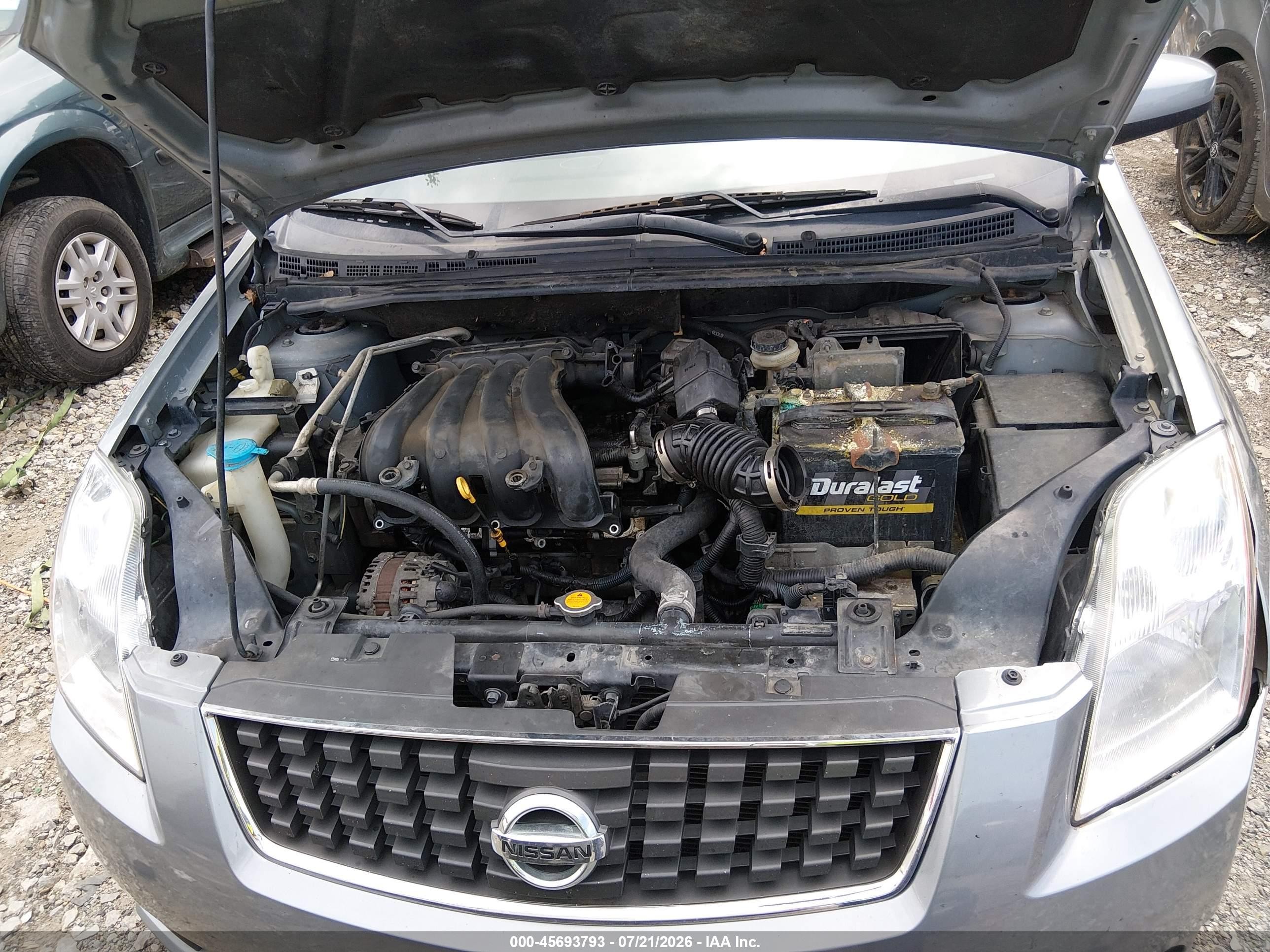 2009 Nissan Sentra 2.0sl Silver vin: 3N1AB61E69L617997