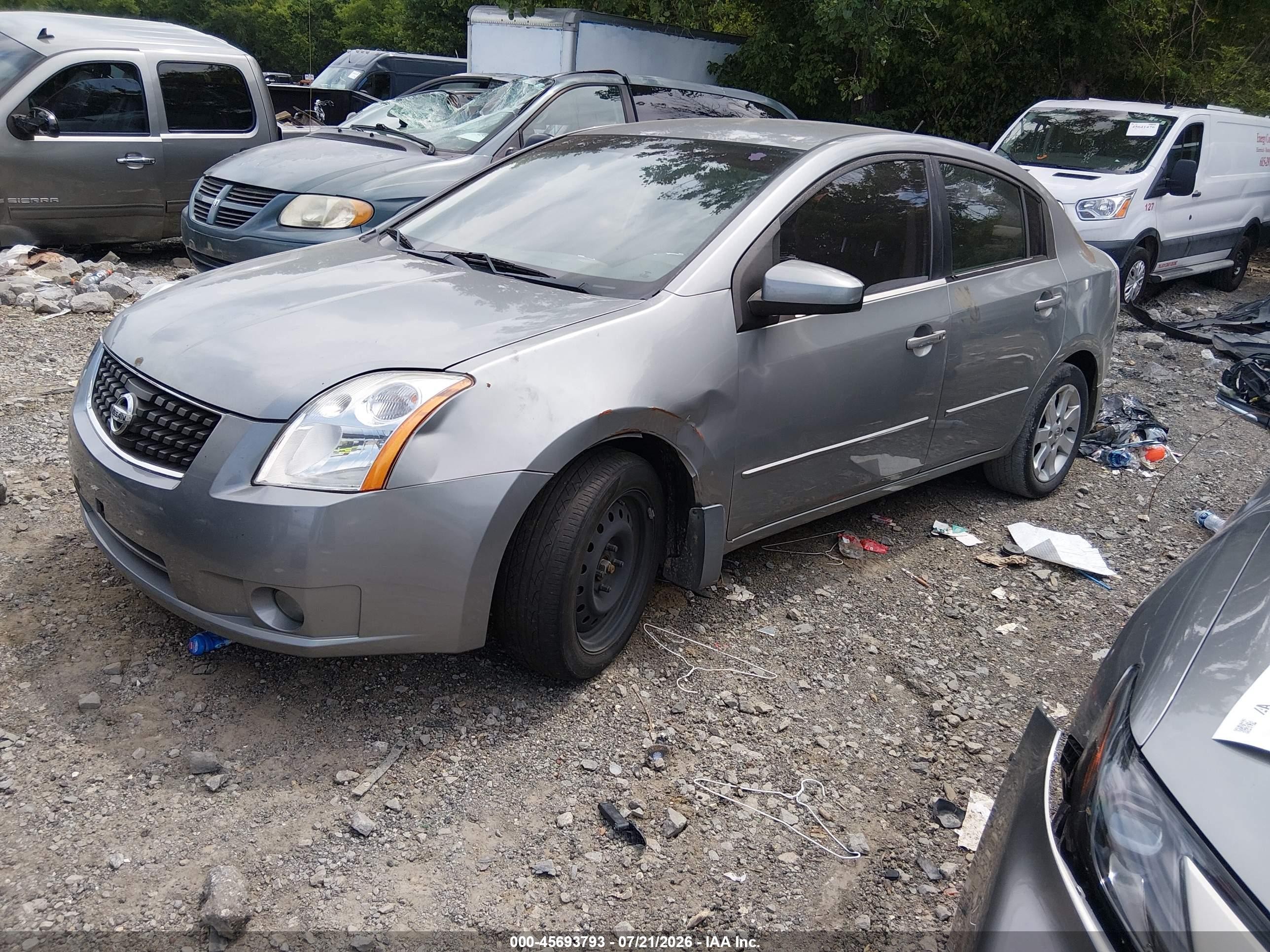 2009 Nissan Sentra 2.0sl Silver vin: 3N1AB61E69L617997
