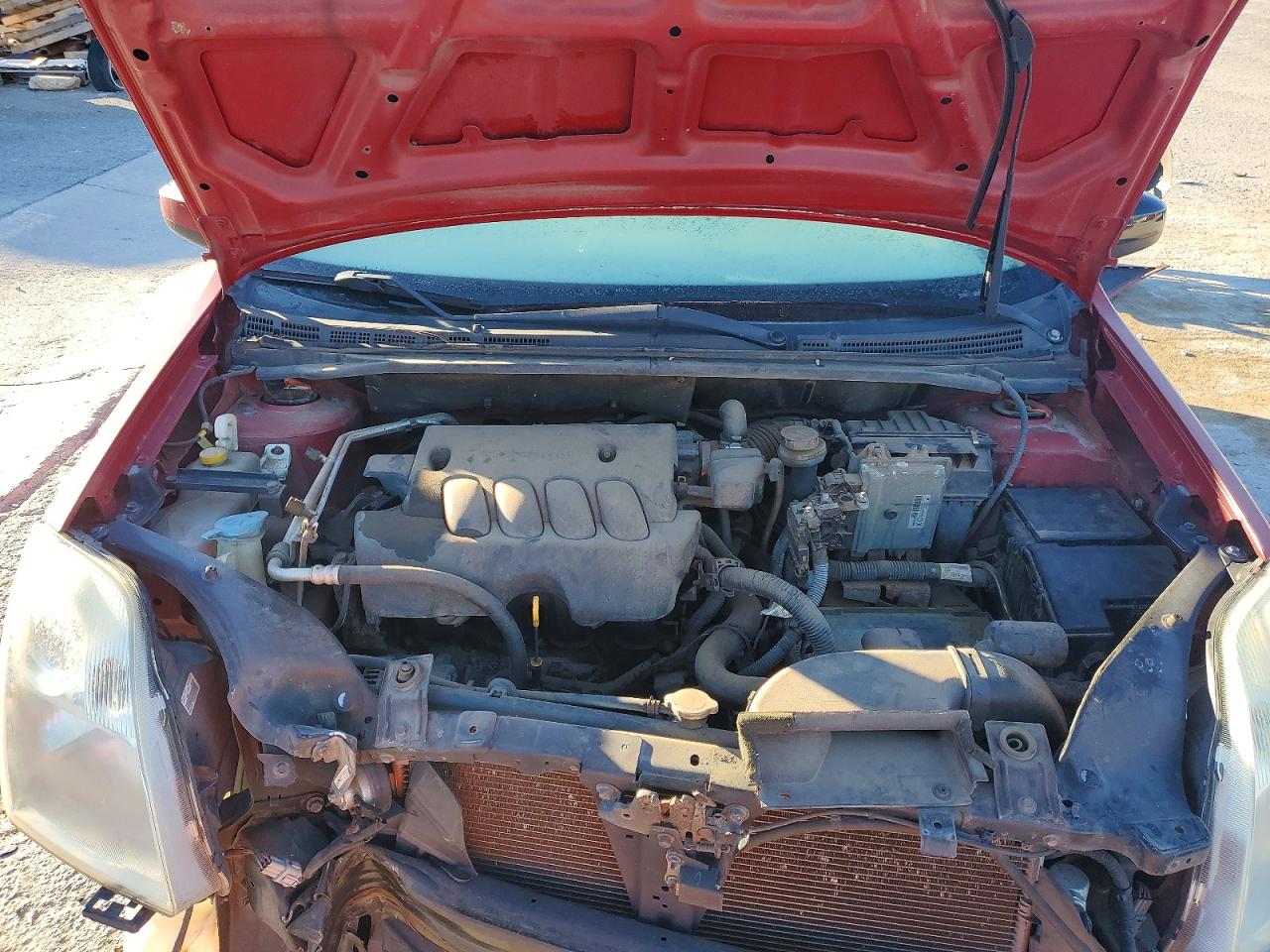 2009 Nissan Sentra 2.0 Red vin: 3N1AB61E69L641538