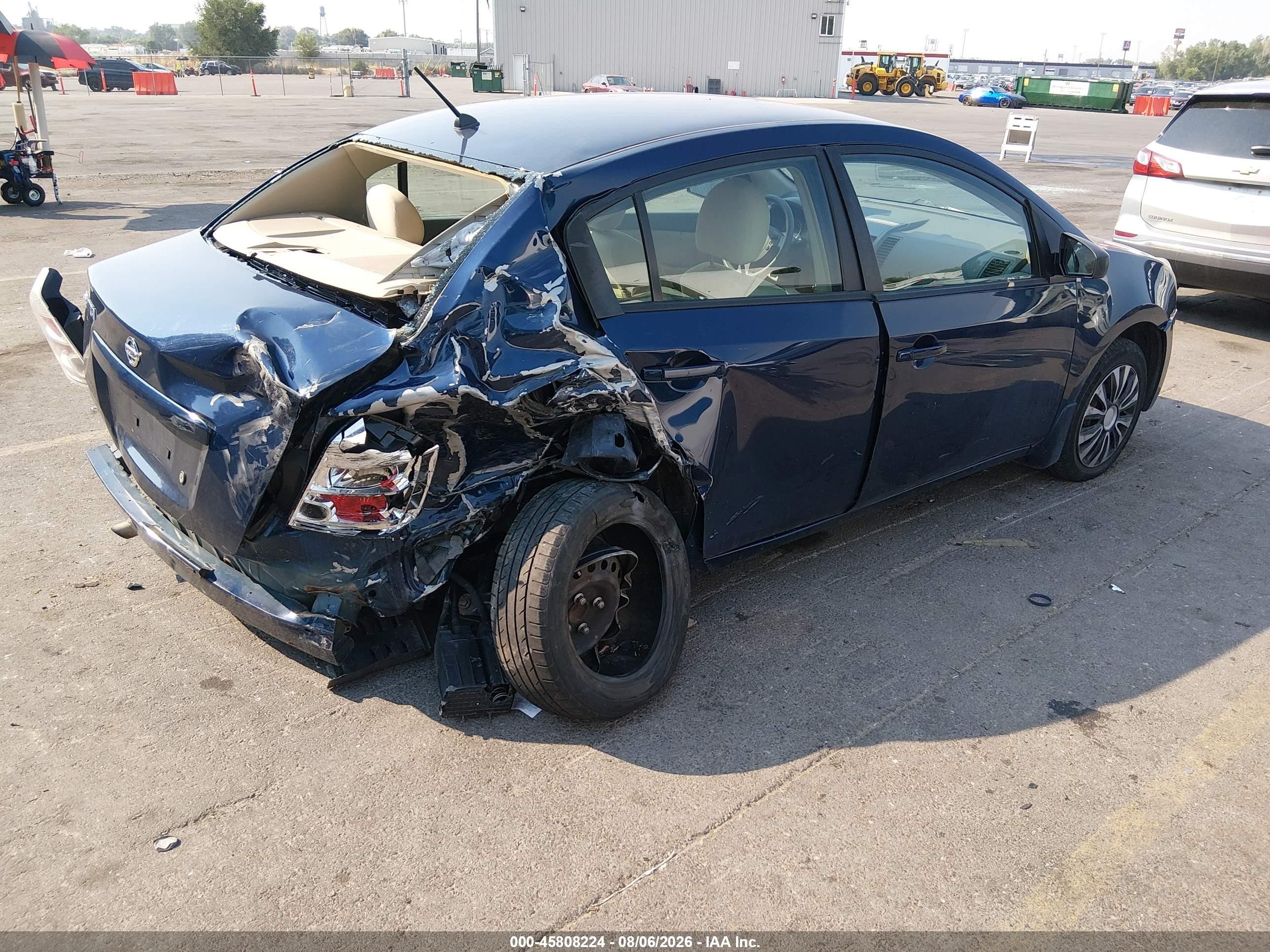 2009 Nissan Sentra 2.0s Синий vin: 3N1AB61E69L643421
