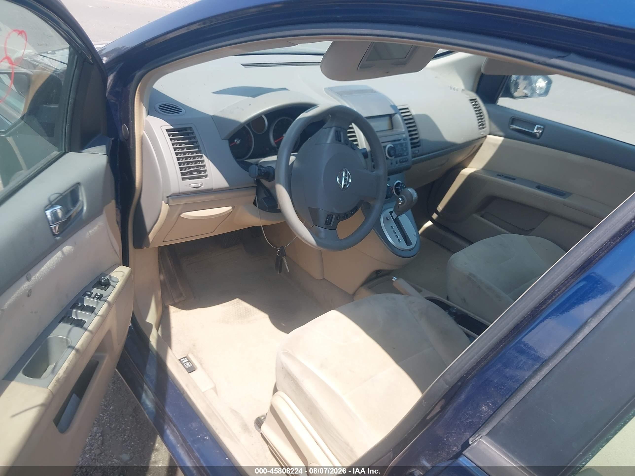 2009 Nissan Sentra 2.0s Синий vin: 3N1AB61E69L643421