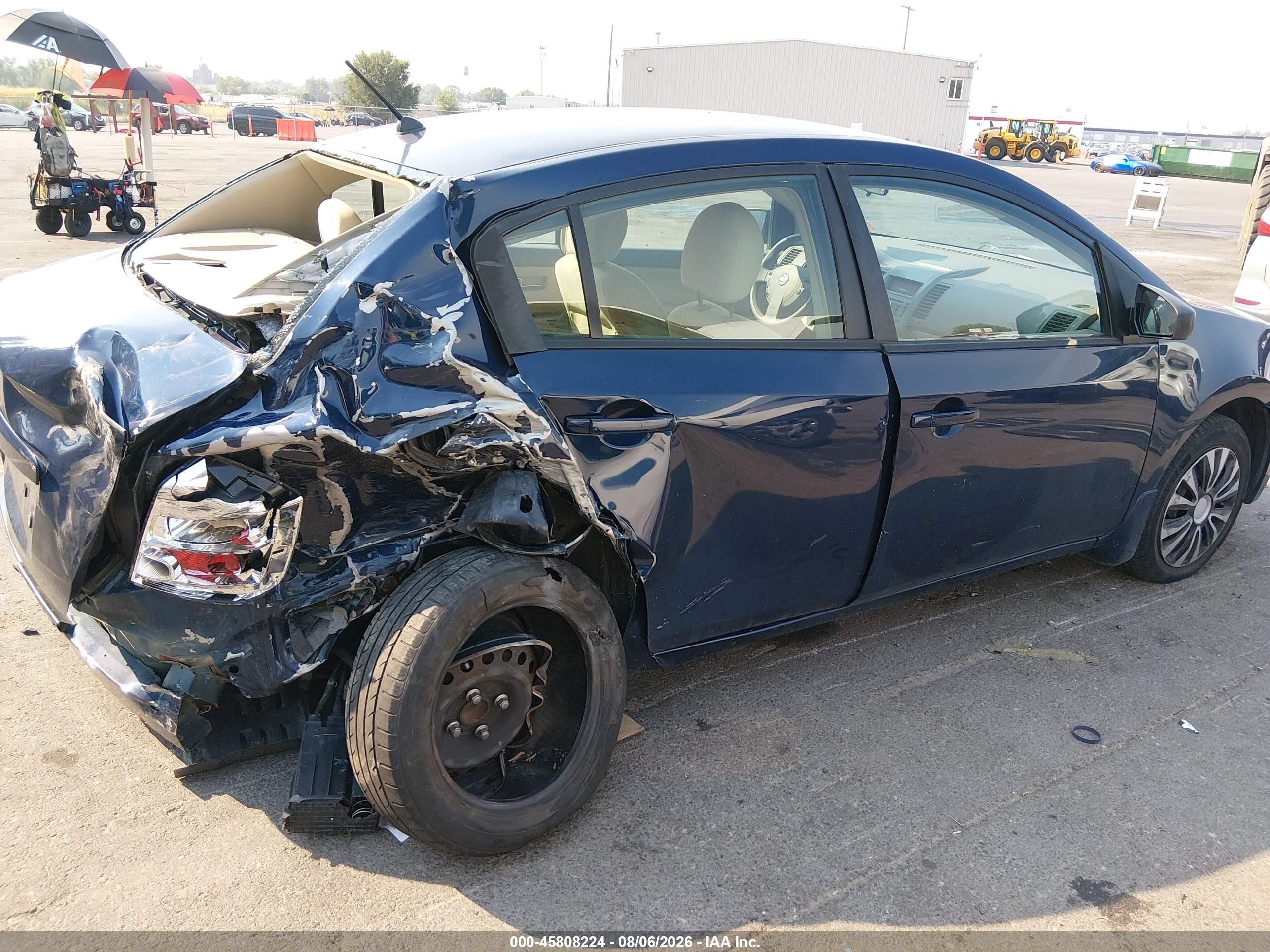 2009 Nissan Sentra 2.0s Синий vin: 3N1AB61E69L643421