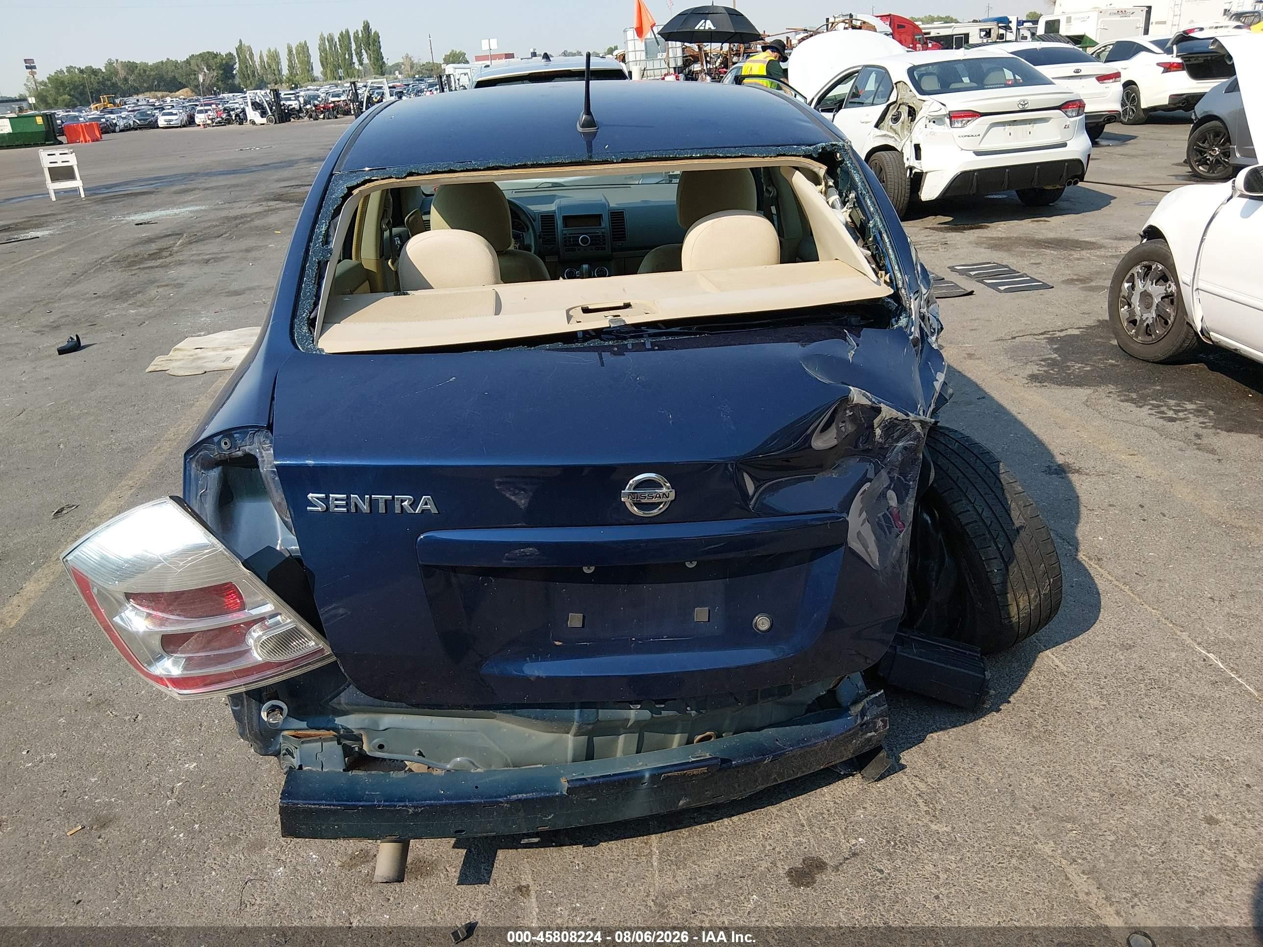 2009 Nissan Sentra 2.0s Синий vin: 3N1AB61E69L643421