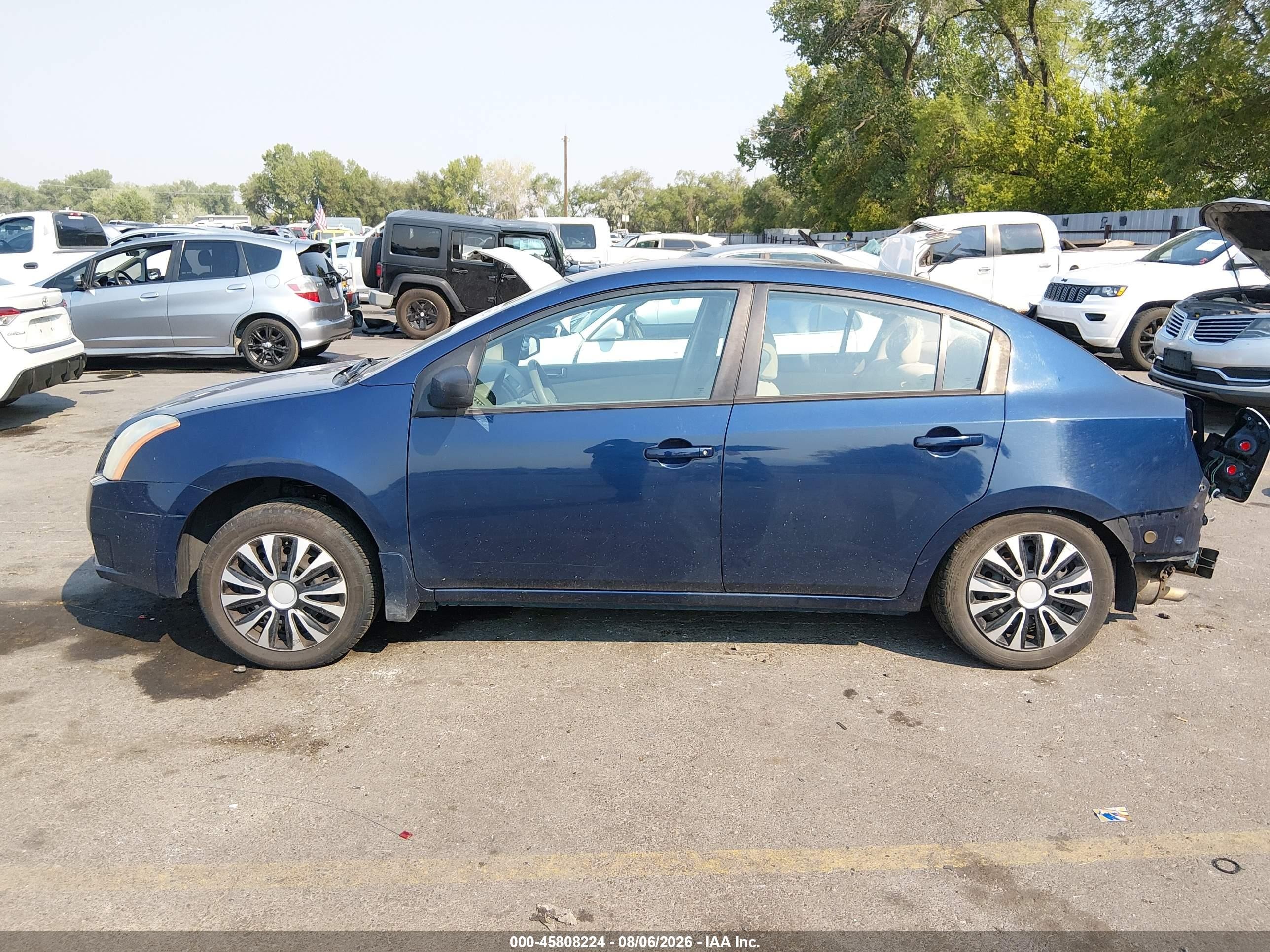 2009 Nissan Sentra 2.0s Синий vin: 3N1AB61E69L643421