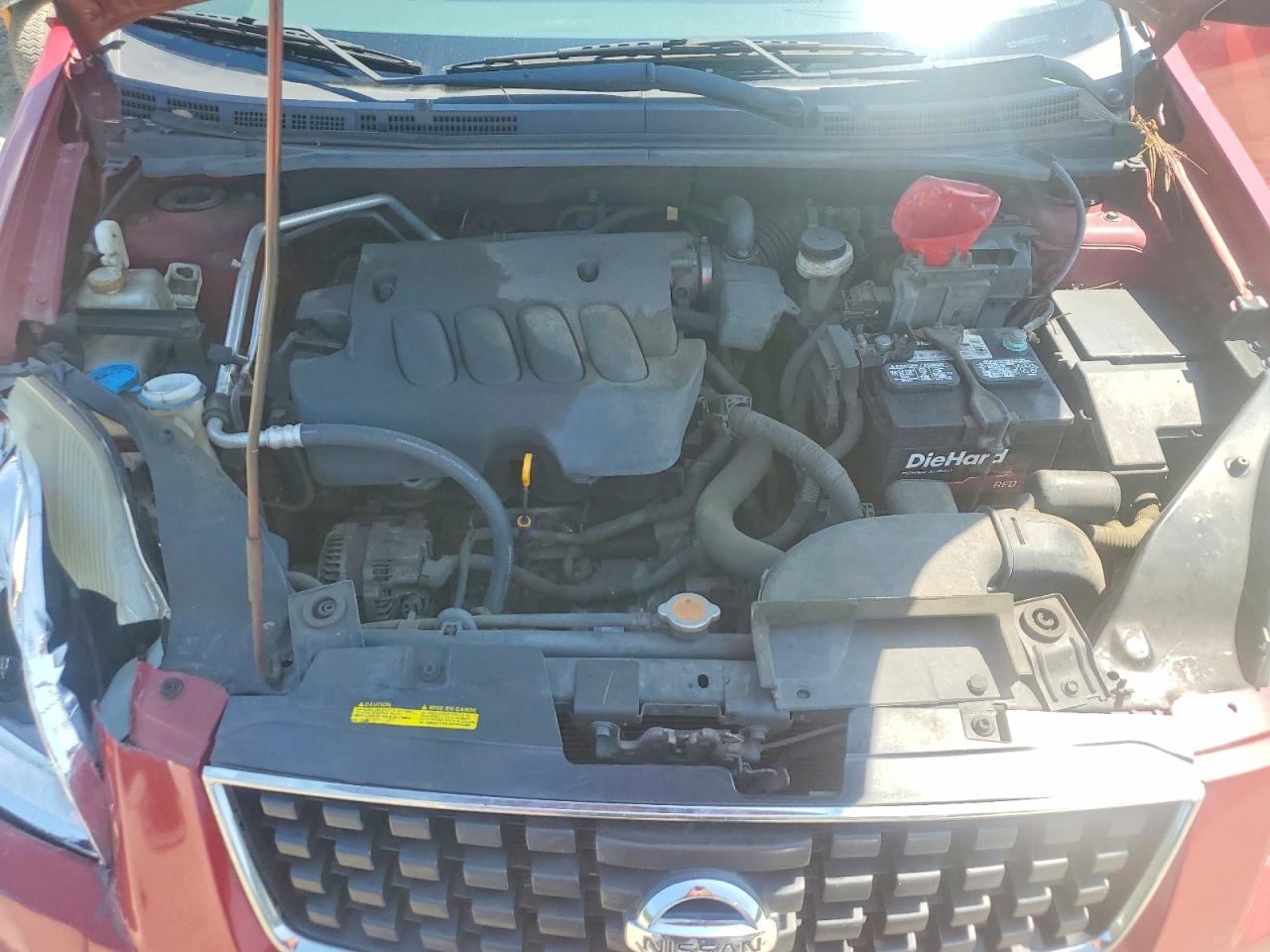 2009 Nissan Sentra 2.0 Red vin: 3N1AB61E69L650224