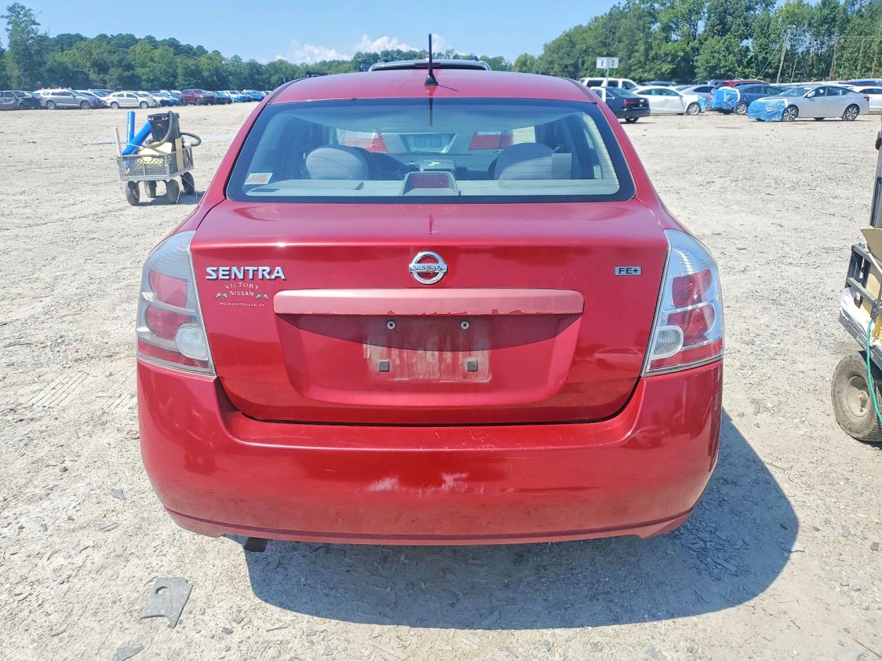 2009 Nissan Sentra 2.0 Red vin: 3N1AB61E69L650224
