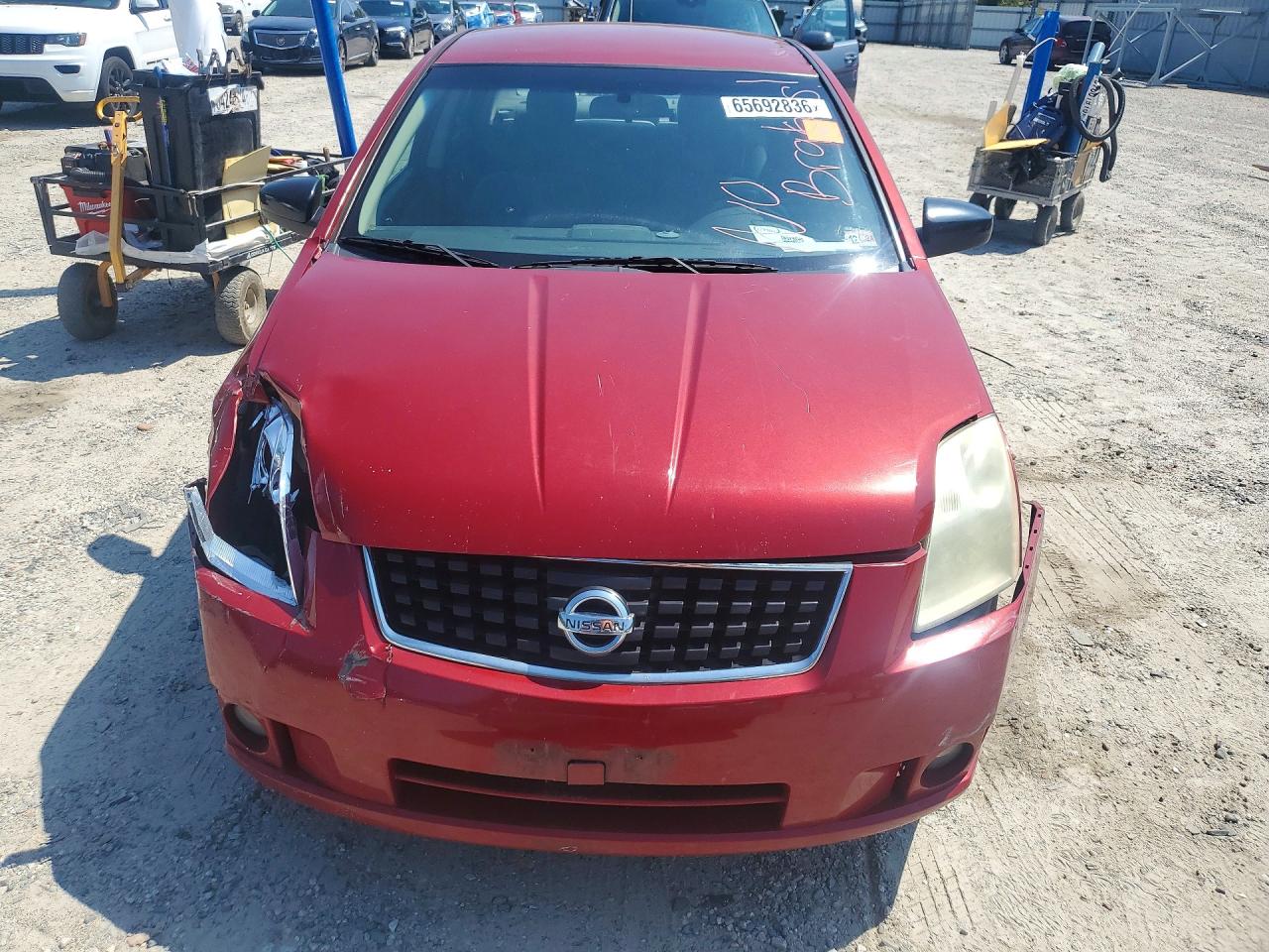 2009 Nissan Sentra 2.0 Red vin: 3N1AB61E69L650224
