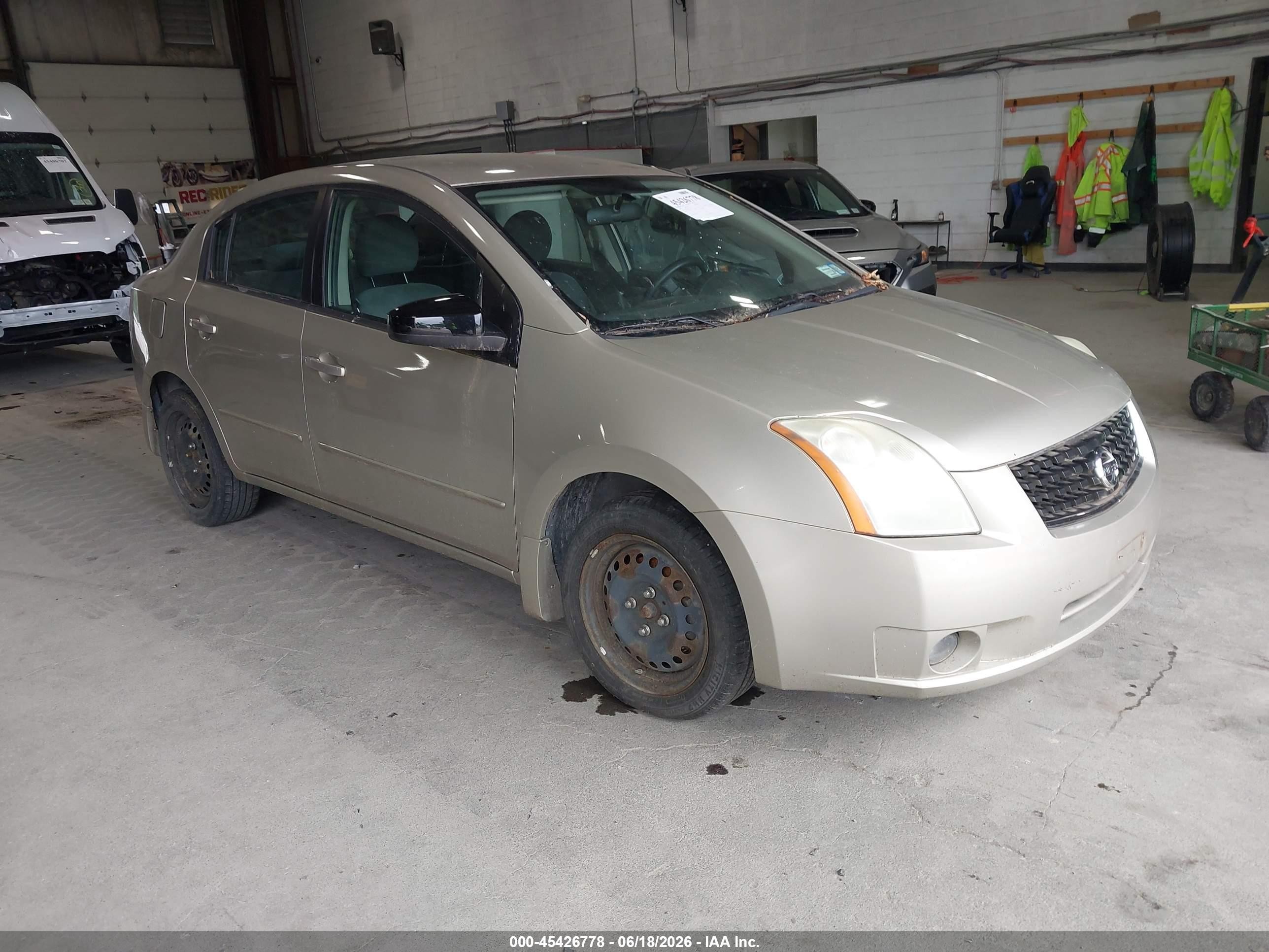 2009 Nissan Sentra 2.0s Tan vin: 3N1AB61E69L654256