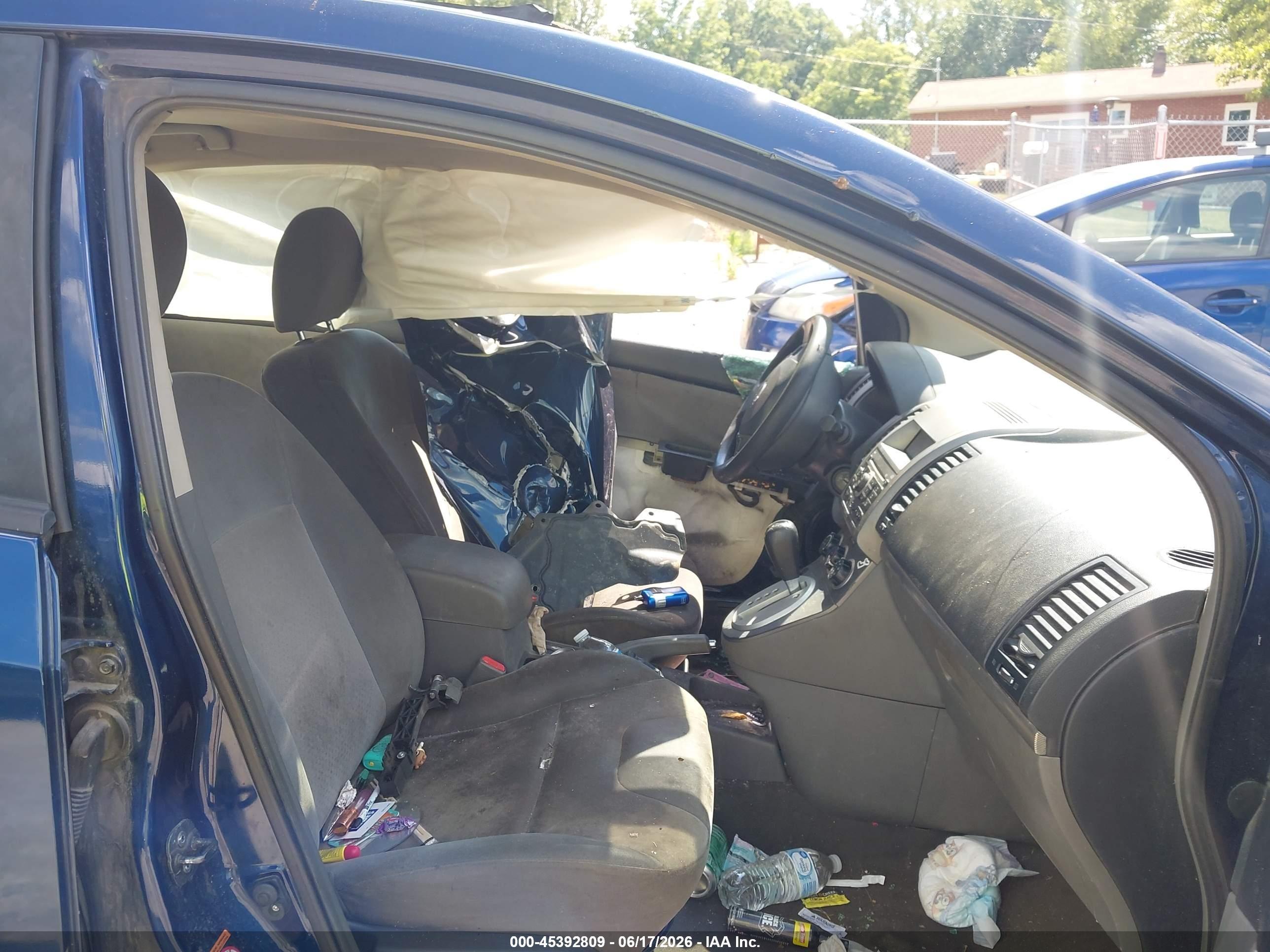 2009 Nissan Sentra 2.0s Blue vin: 3N1AB61E69L676743