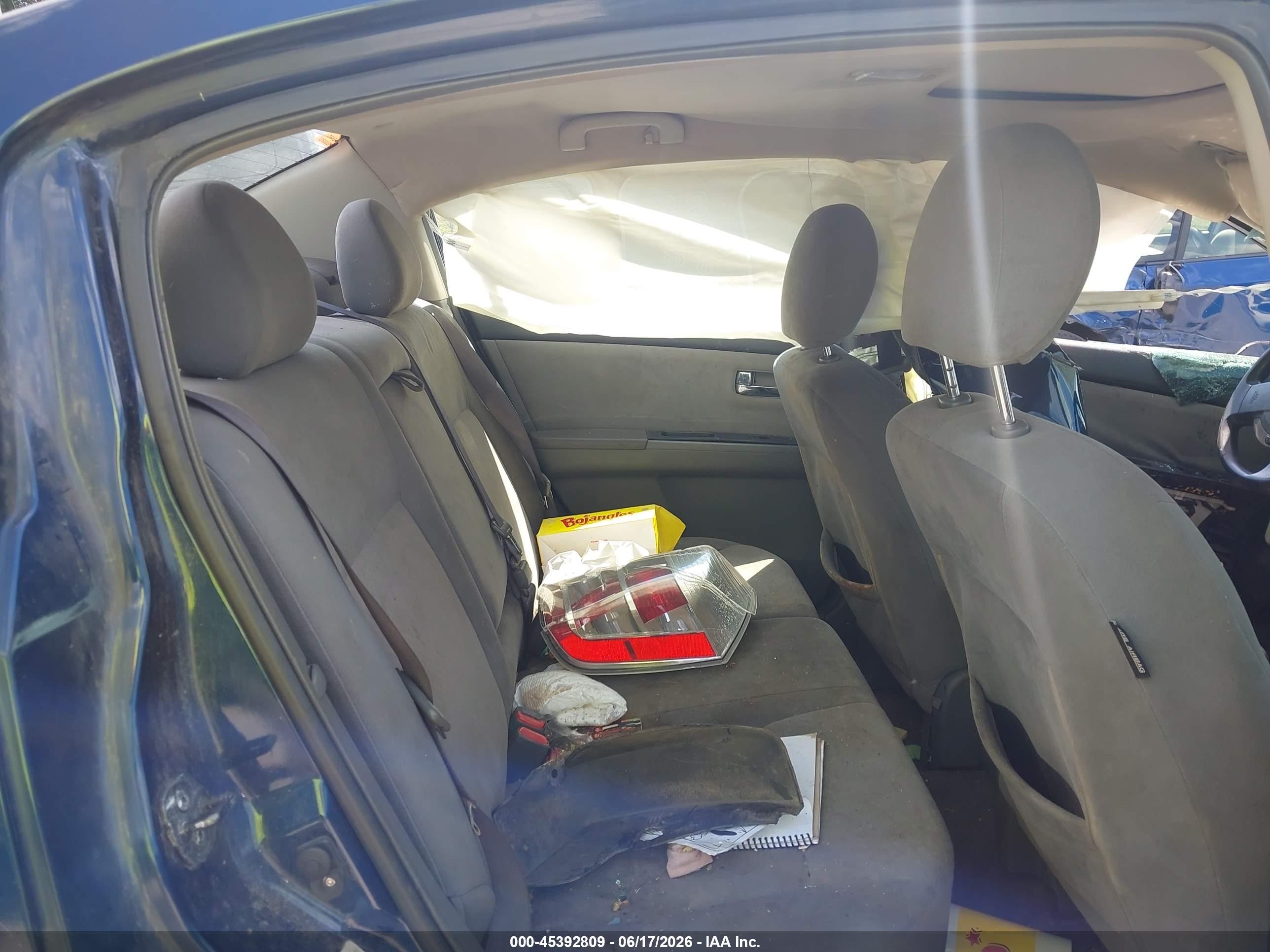 2009 Nissan Sentra 2.0s Blue vin: 3N1AB61E69L676743