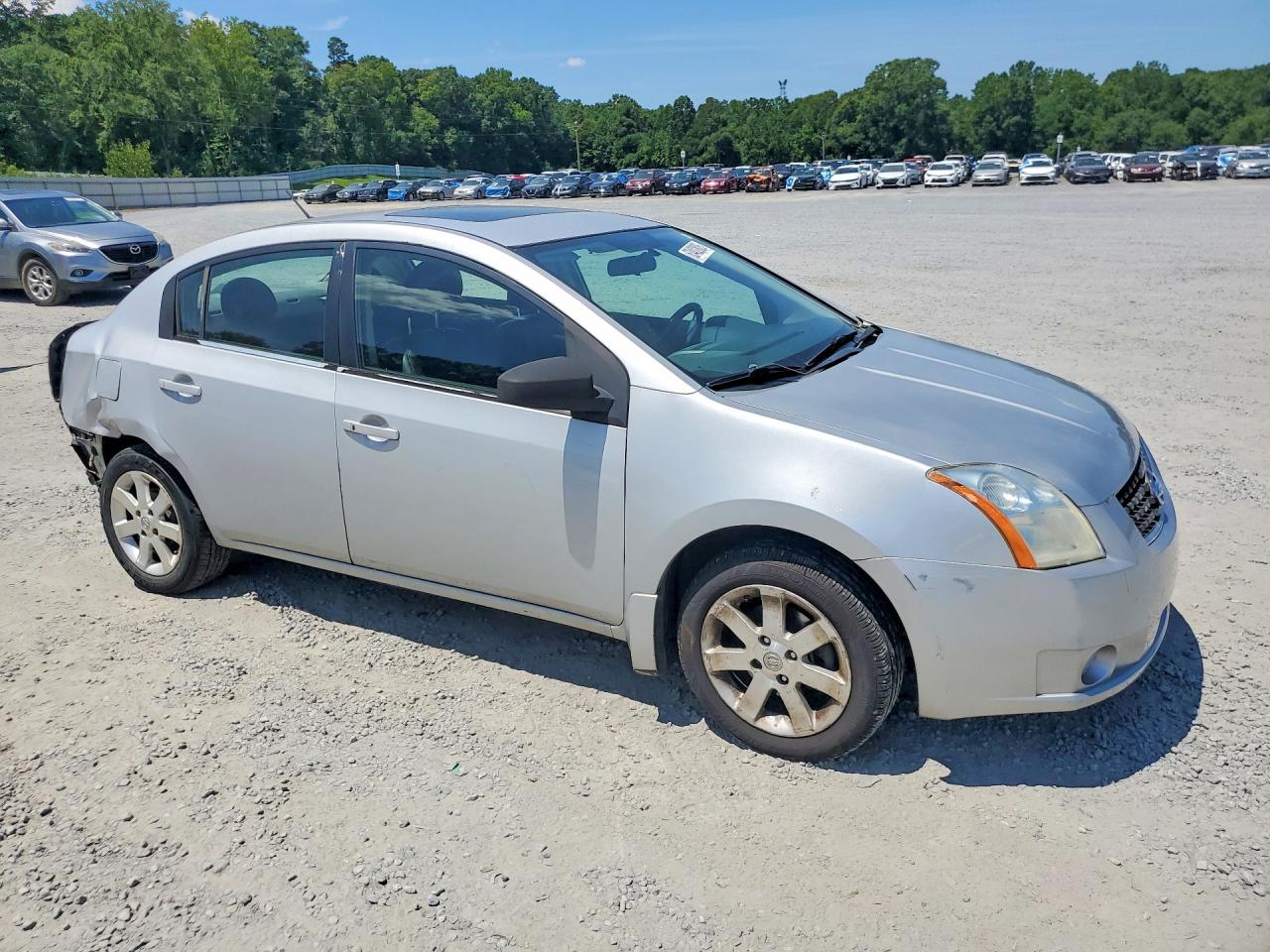 2007 Nissan Sentra 2.0 Серебряный vin: 3N1AB61E77L640959