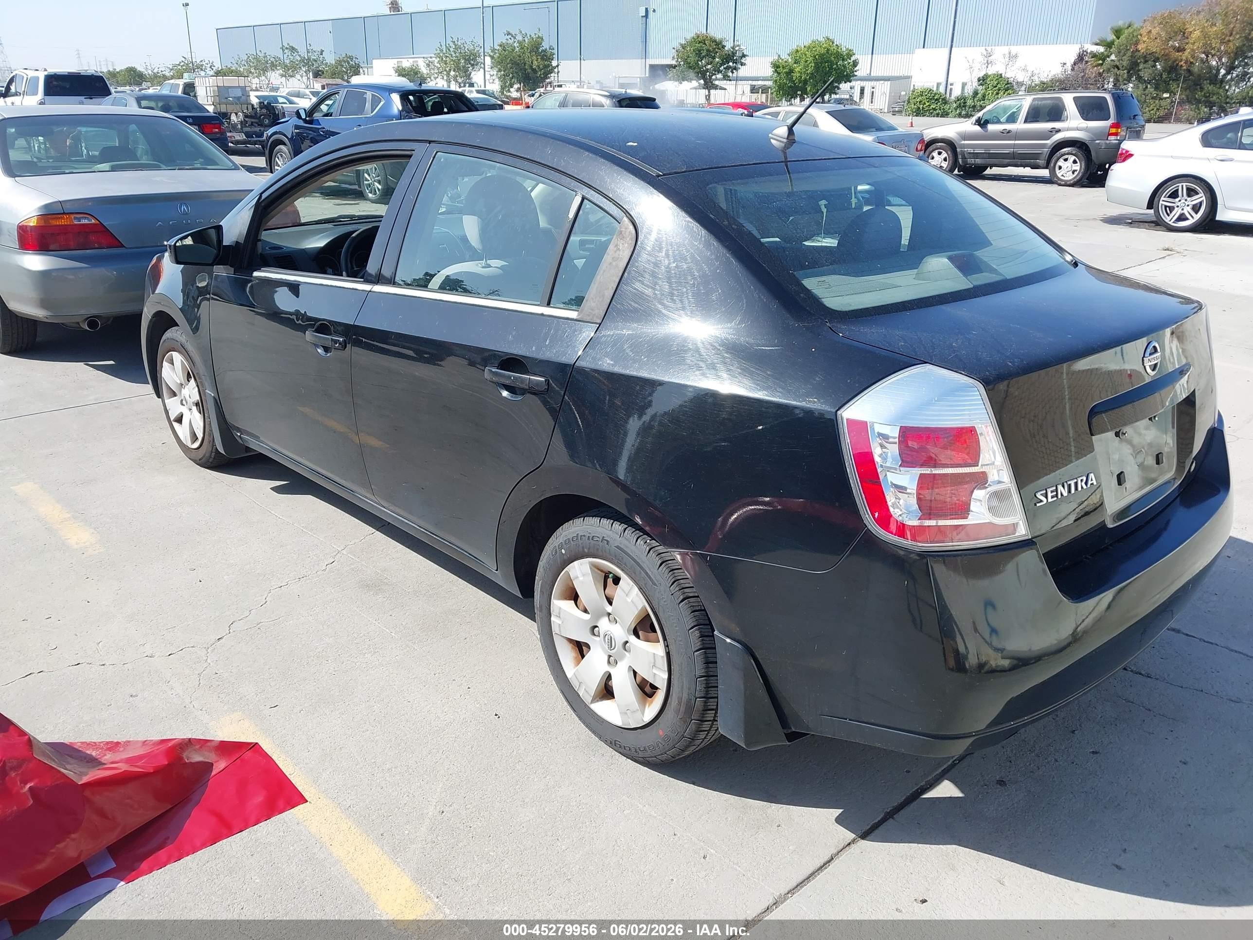2008 Nissan Sentra 2.0 Black vin: 3N1AB61E78L624083