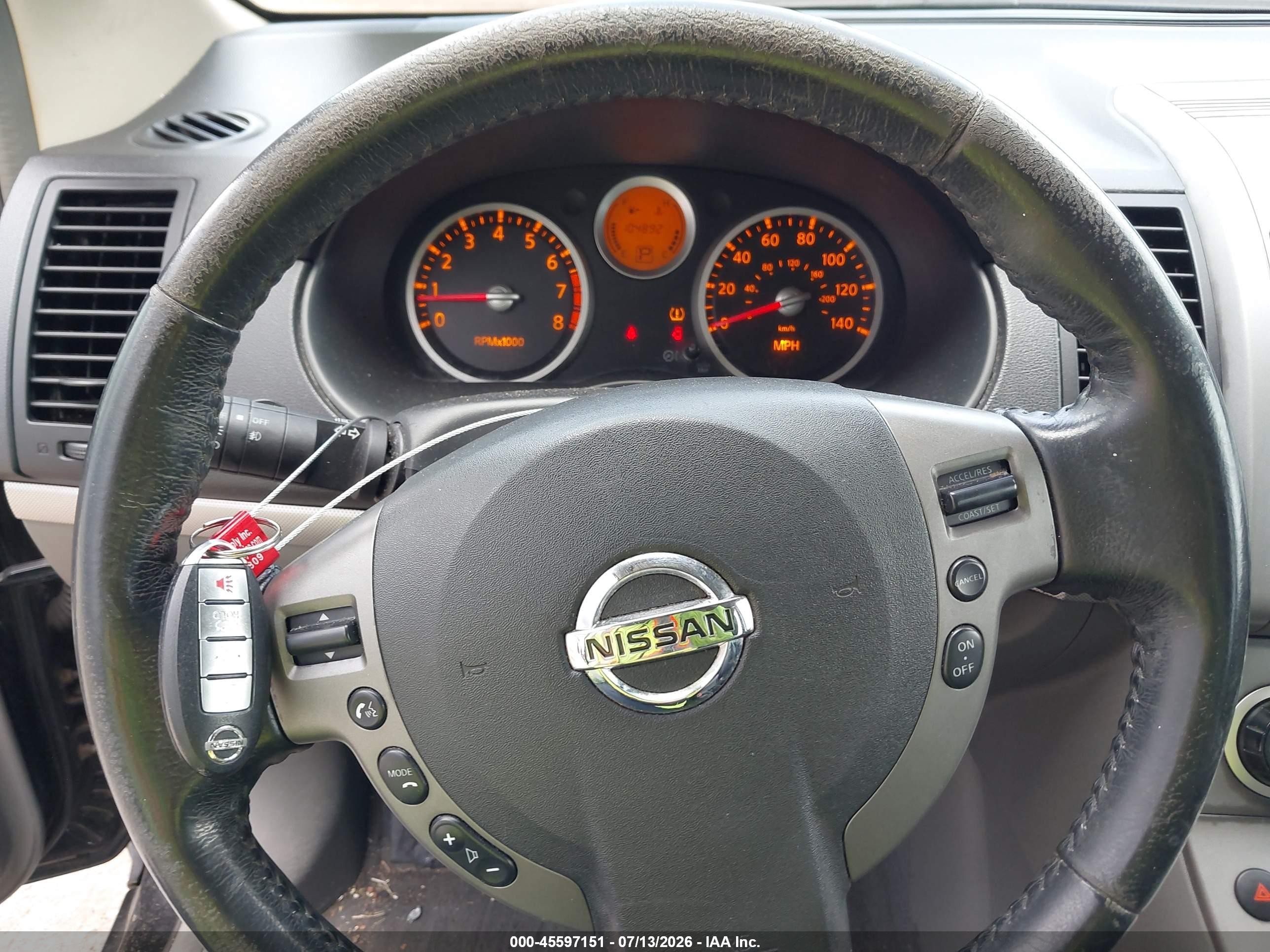 2008 Nissan Sentra 2.0 Sl Черный vin: 3N1AB61E78L631762