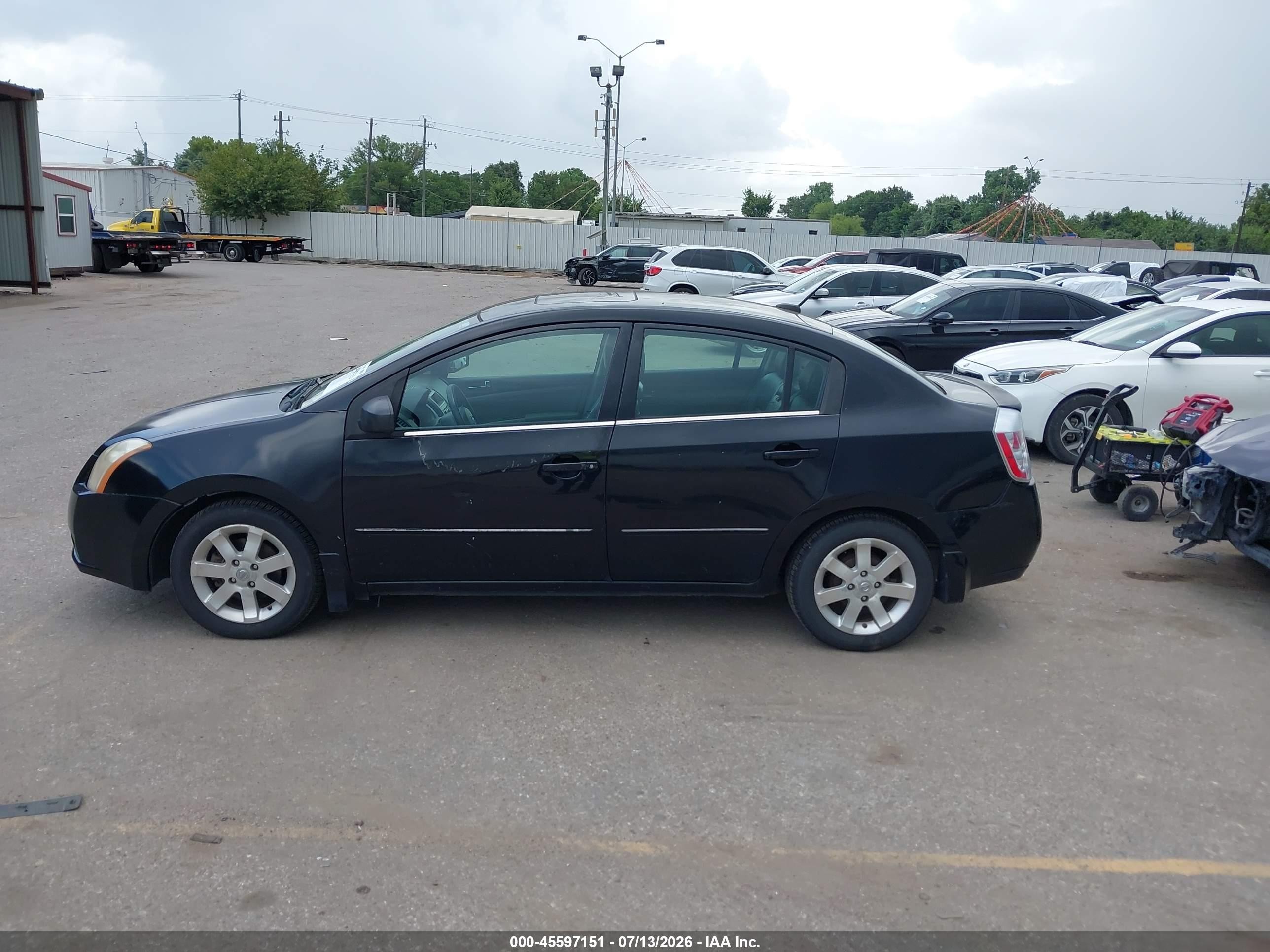 2008 Nissan Sentra 2.0 Sl Черный vin: 3N1AB61E78L631762