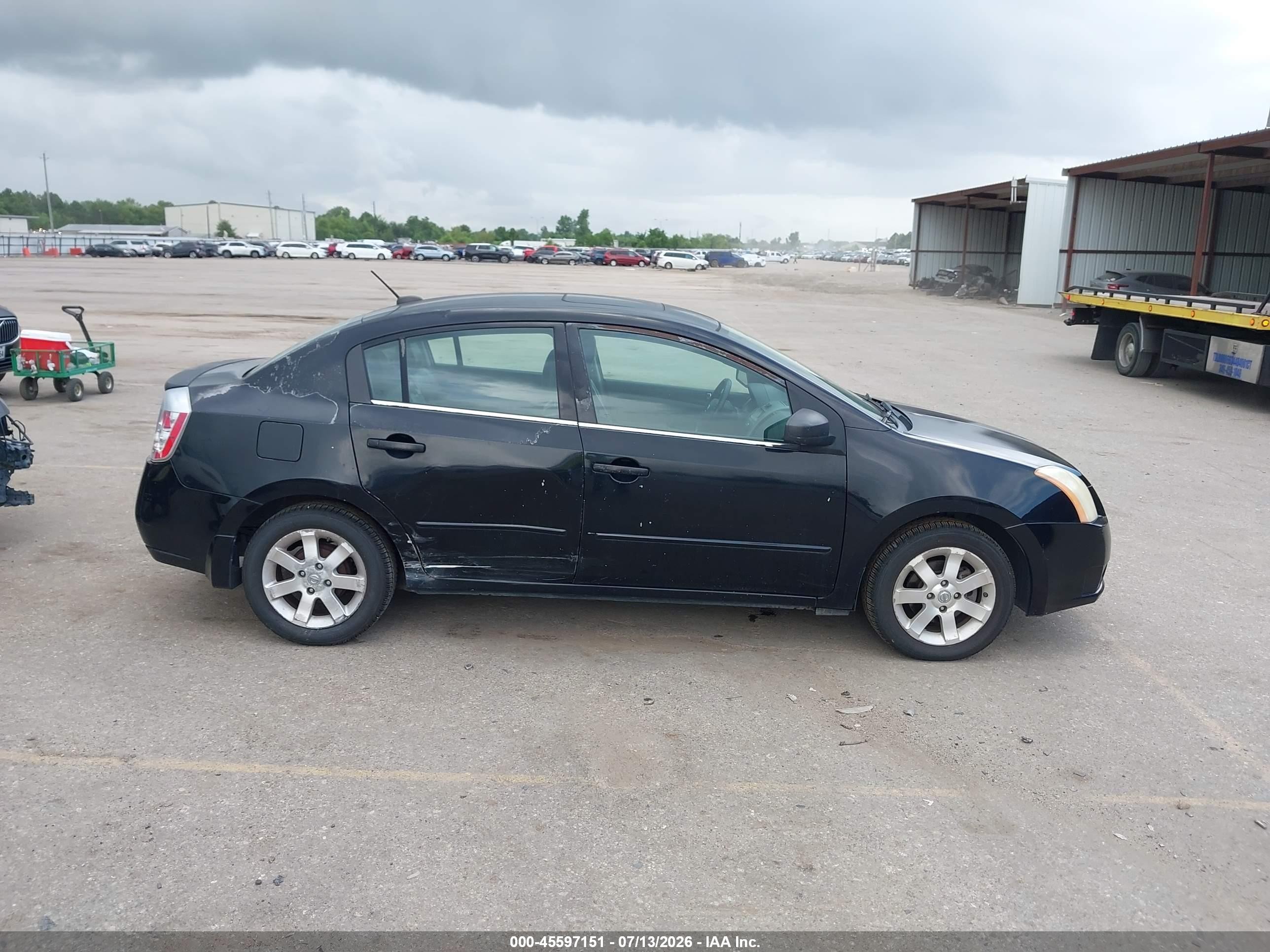 2008 Nissan Sentra 2.0 Sl Черный vin: 3N1AB61E78L631762