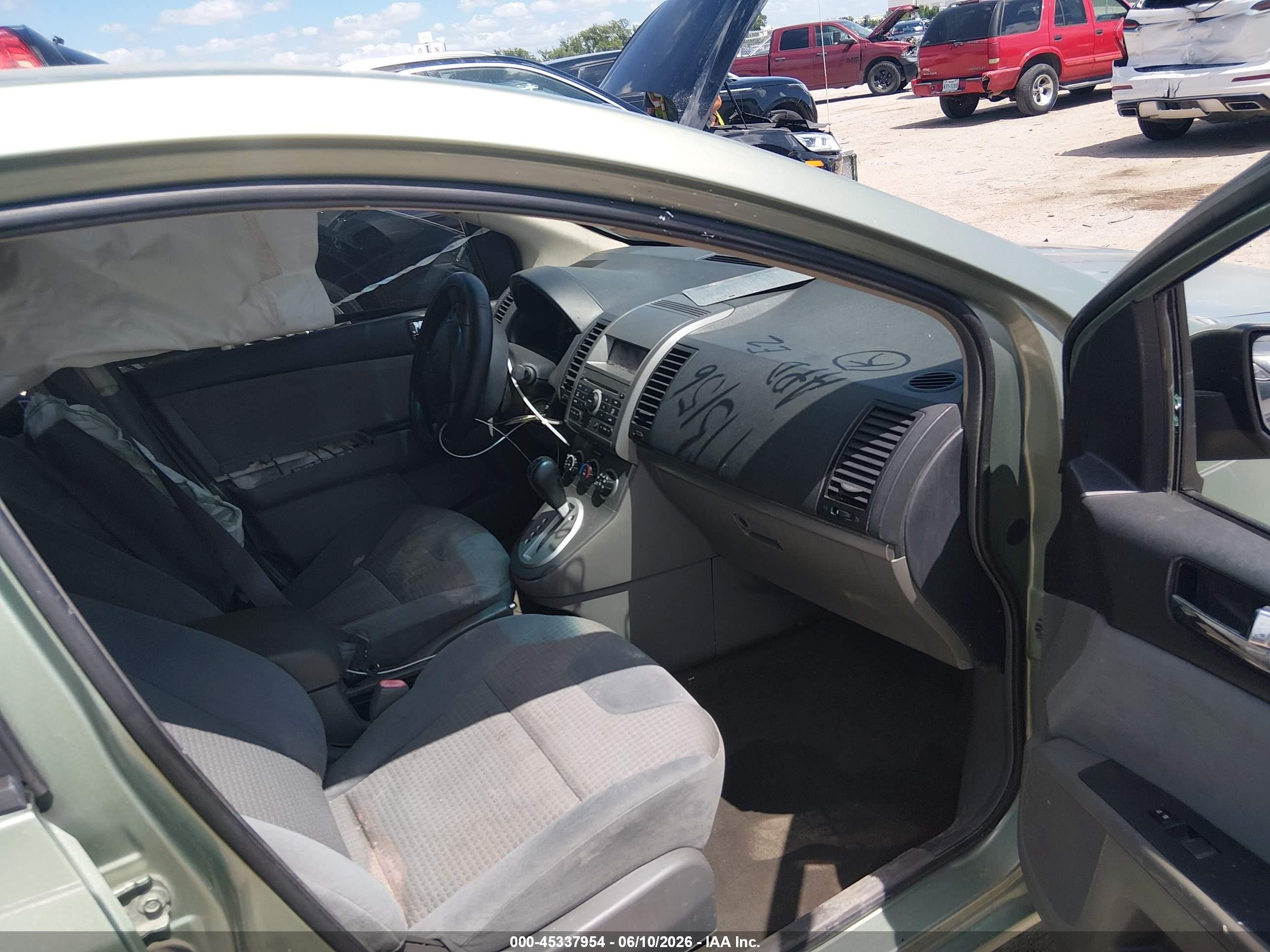 2008 Nissan Sentra 2.0s Green vin: 3N1AB61E78L710218