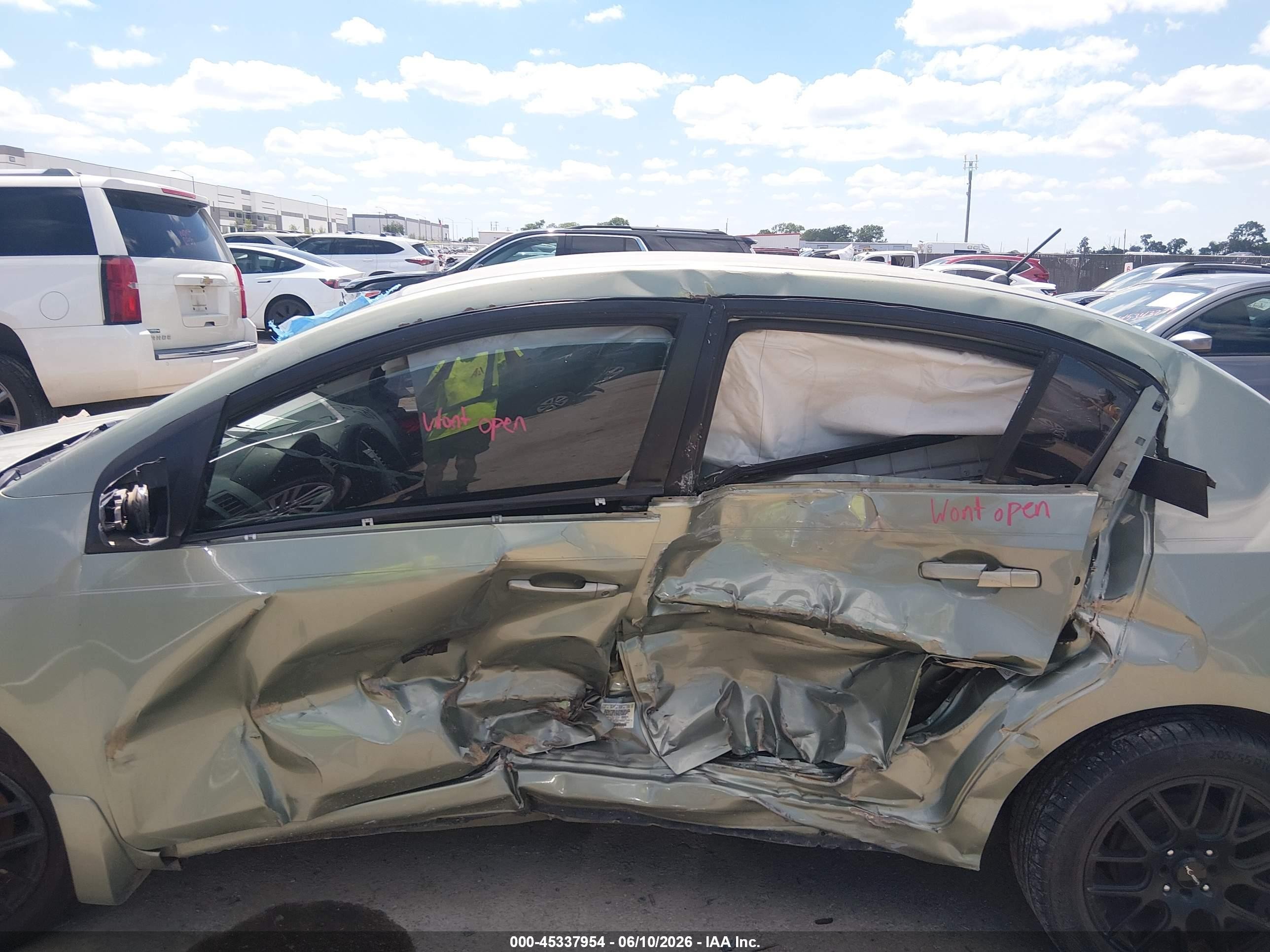 2008 Nissan Sentra 2.0s Green vin: 3N1AB61E78L710218