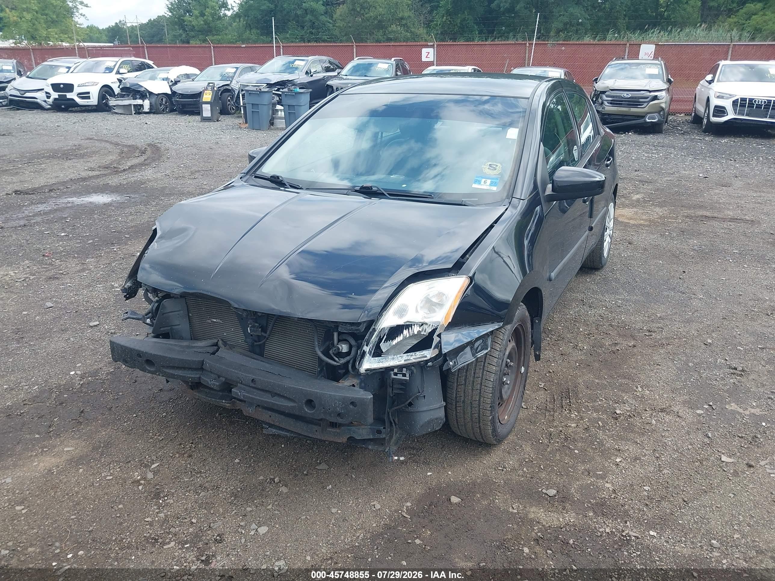 2008 Nissan Sentra 2.0 S Black vin: 3N1AB61E78L763968