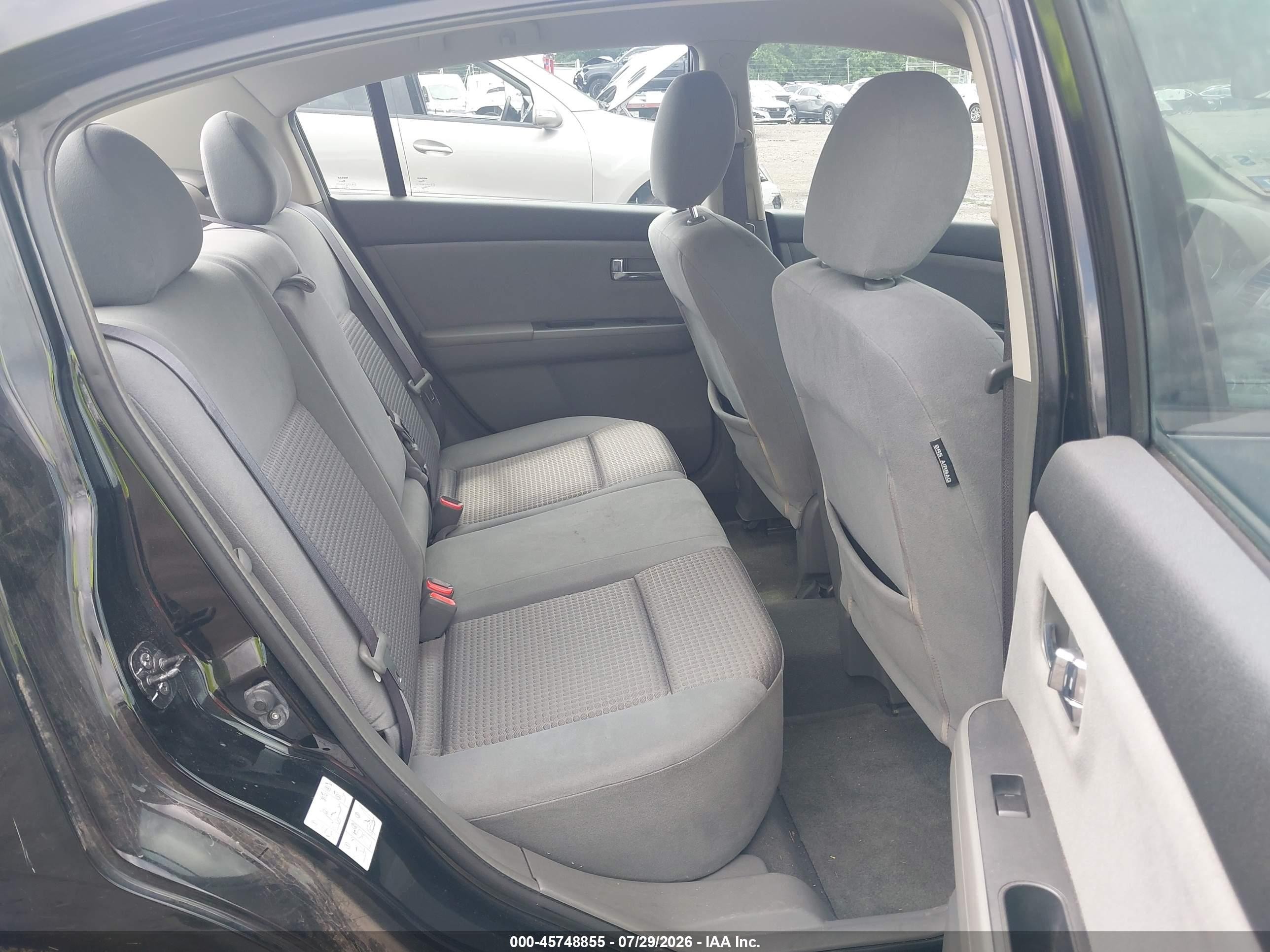 2008 Nissan Sentra 2.0 S Black vin: 3N1AB61E78L763968