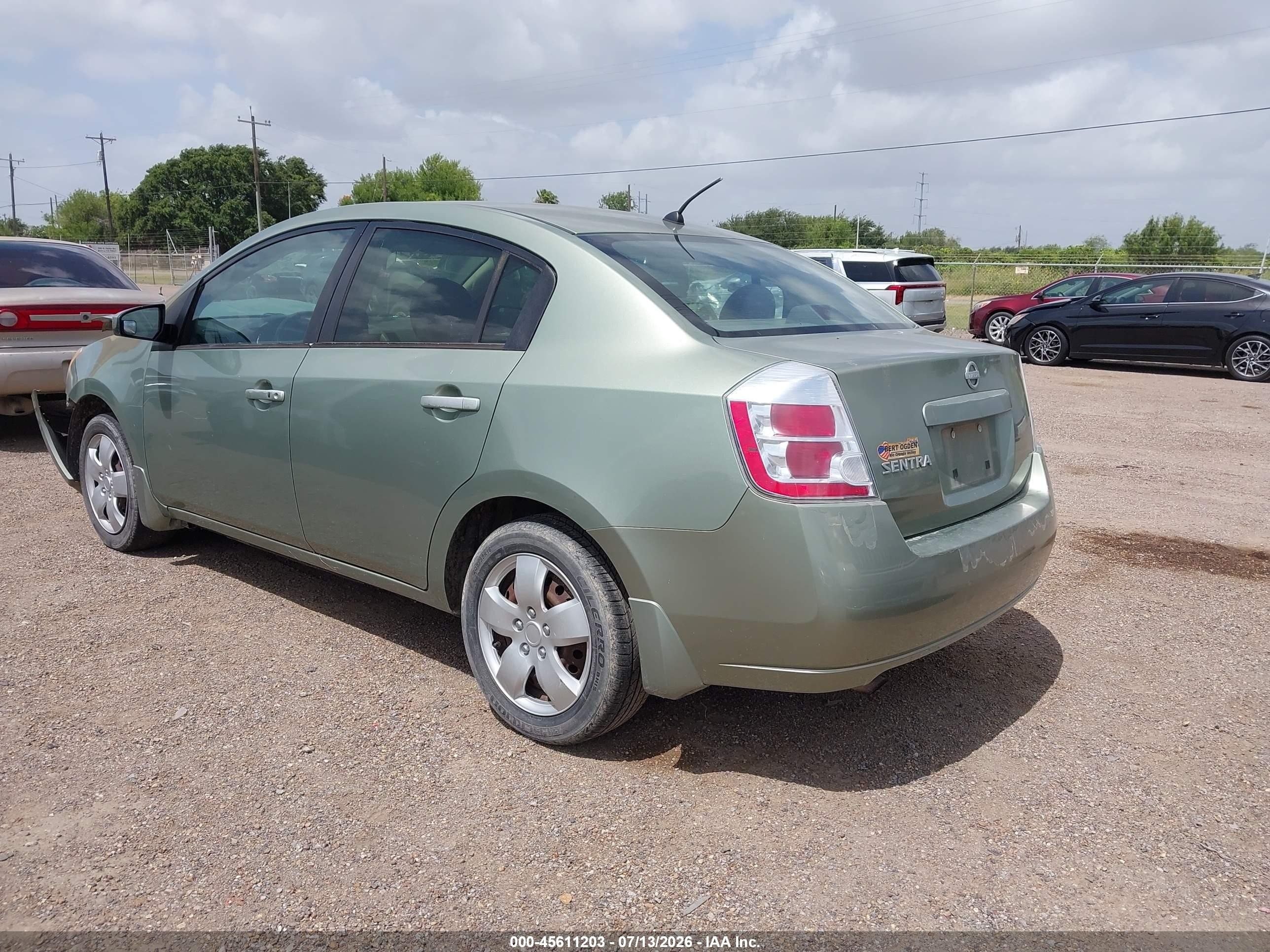 2008 Nissan Sentra 2.0 S Green vin: 3N1AB61E78L764585