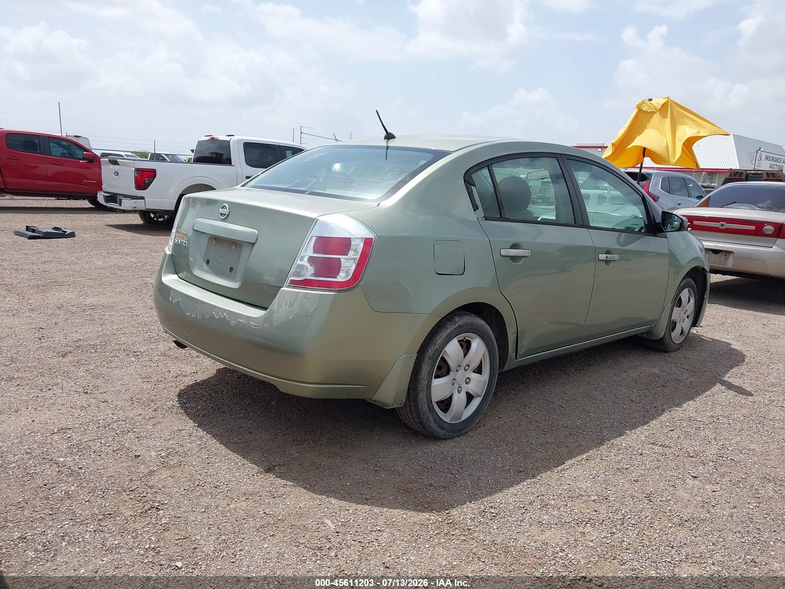 2008 Nissan Sentra 2.0 S Green vin: 3N1AB61E78L764585