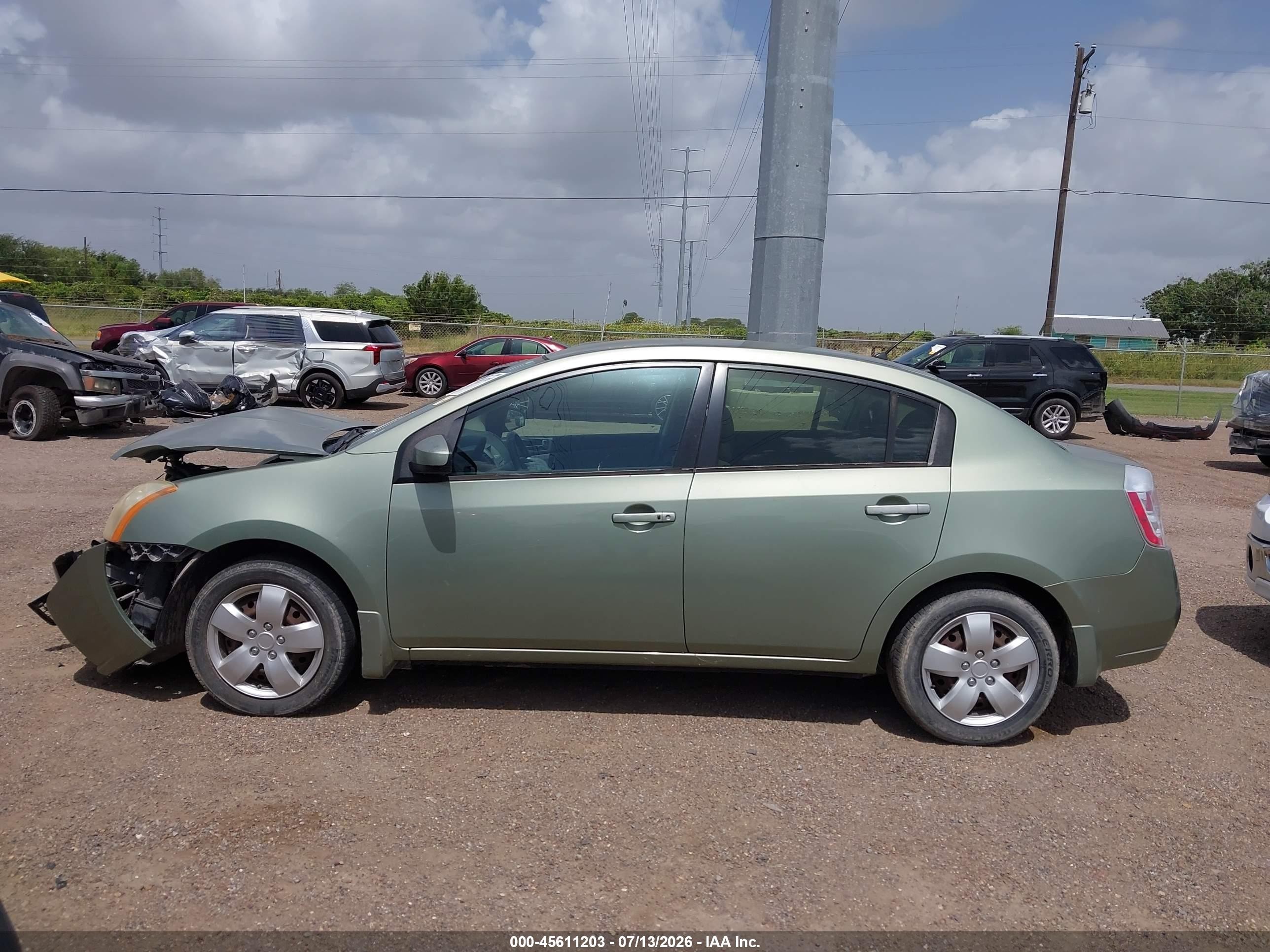 2008 Nissan Sentra 2.0 S Green vin: 3N1AB61E78L764585