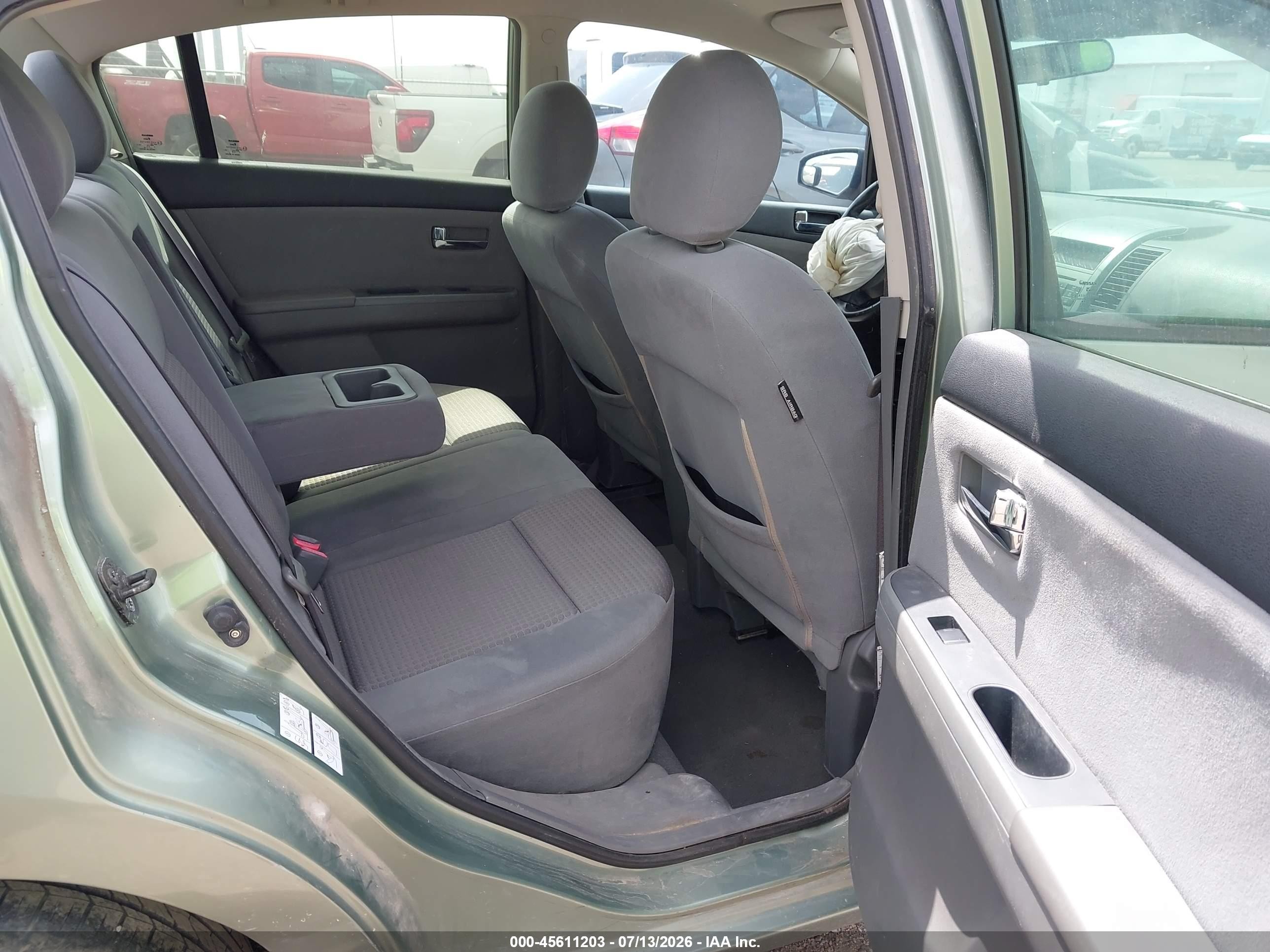 2008 Nissan Sentra 2.0 S Green vin: 3N1AB61E78L764585