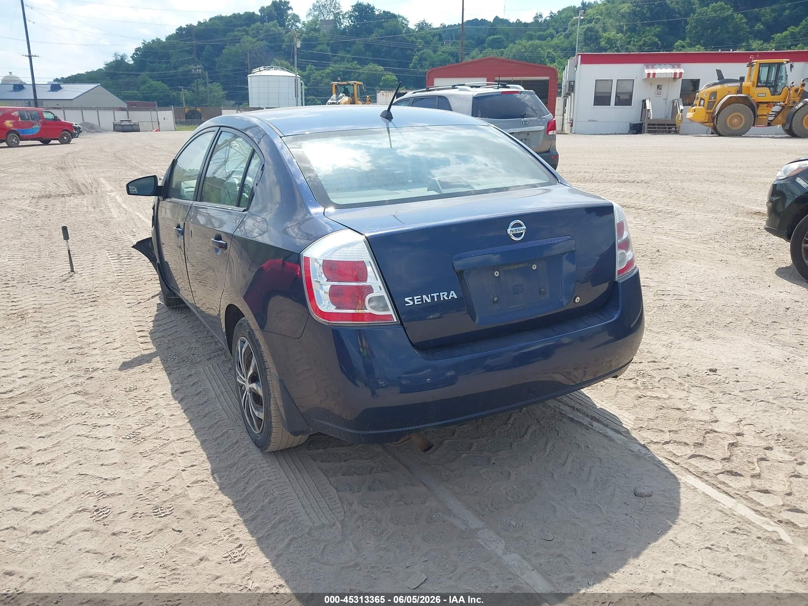 2008 Nissan Sentra 2.0s Blue vin: 3N1AB61E78L765672