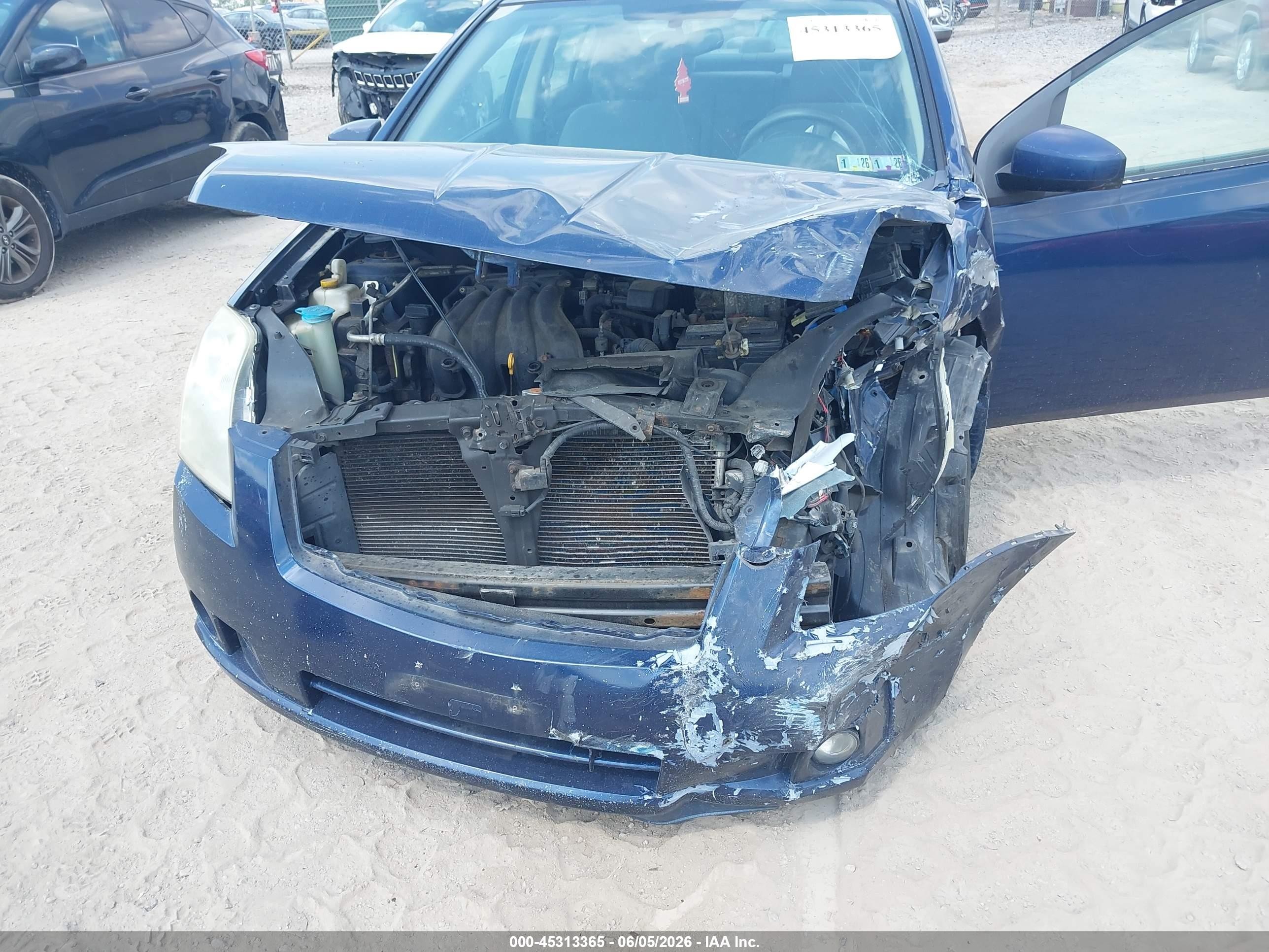 2008 Nissan Sentra 2.0s Blue vin: 3N1AB61E78L765672