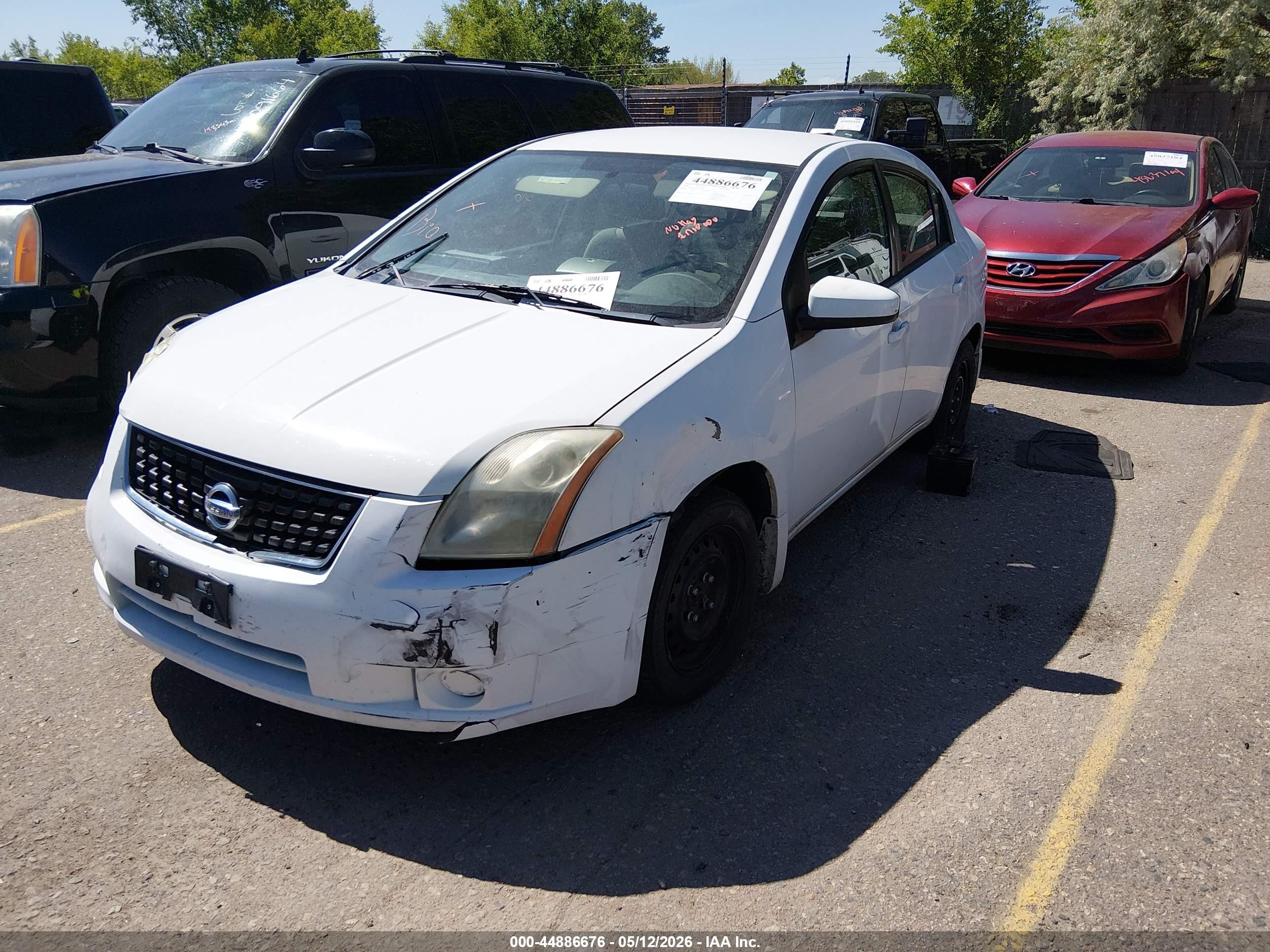 2009 Nissan Sentra 2.0 White vin: 3N1AB61E79L645386