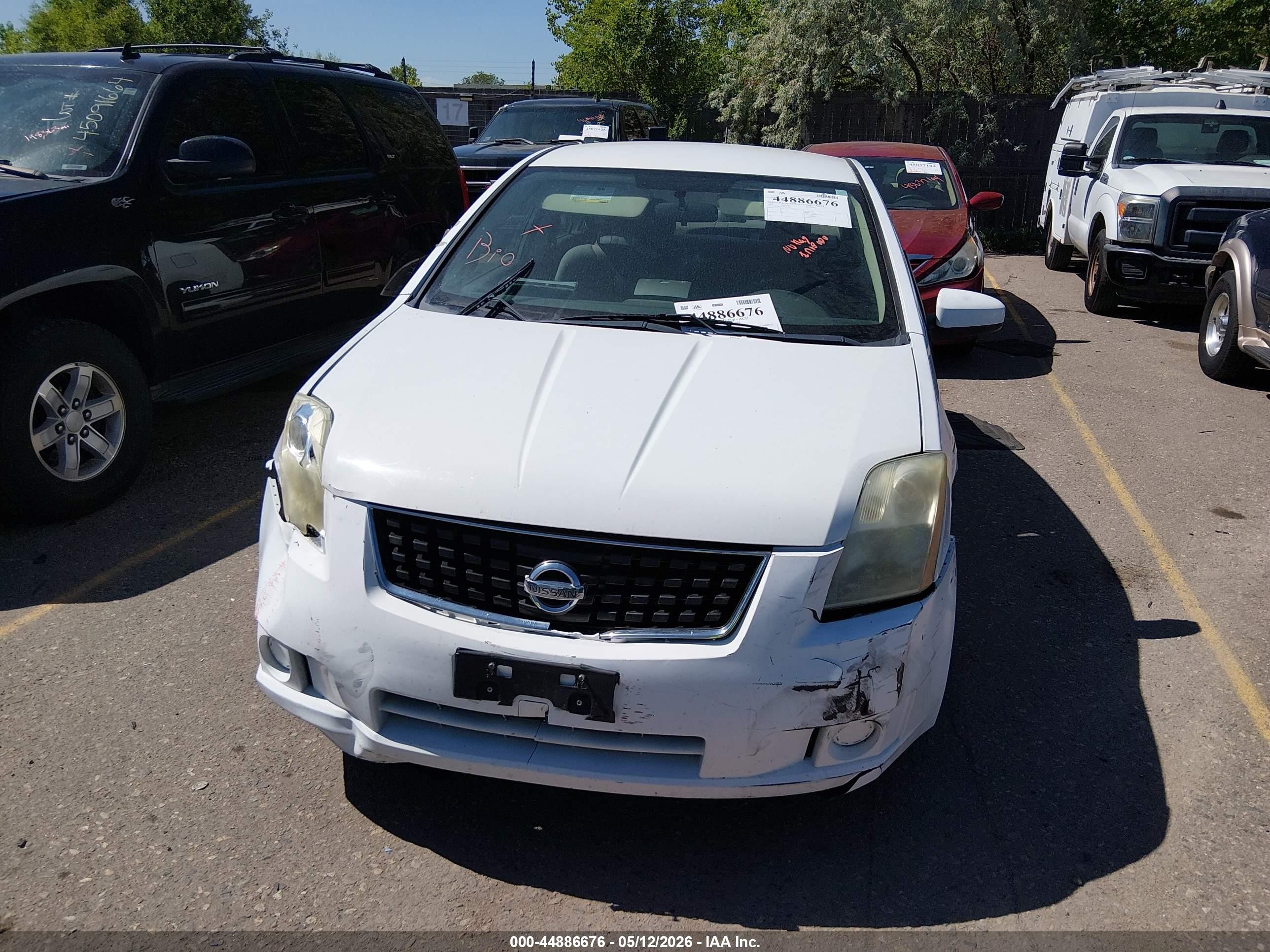 2009 Nissan Sentra 2.0 White vin: 3N1AB61E79L645386
