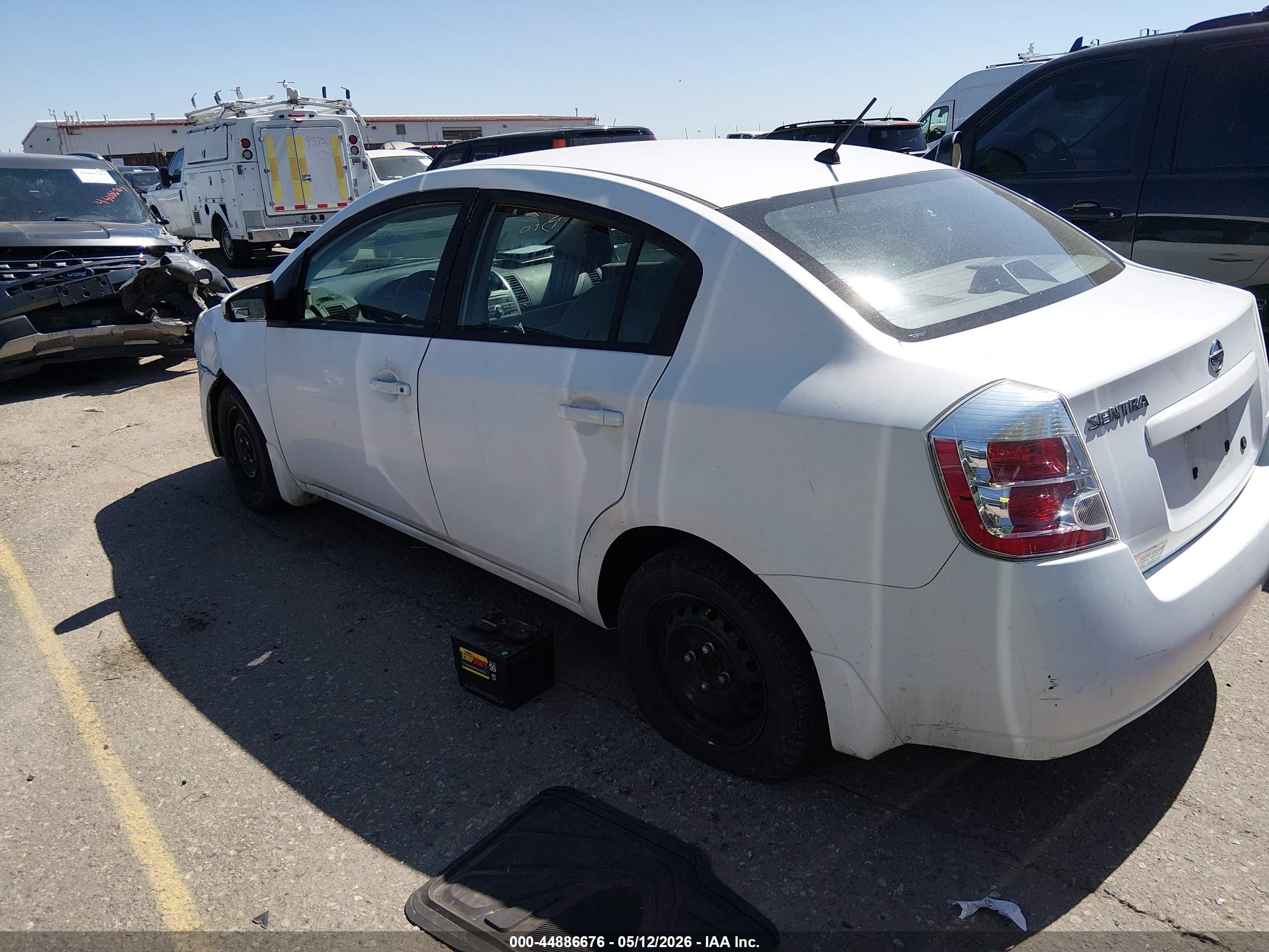2009 Nissan Sentra 2.0 White vin: 3N1AB61E79L645386