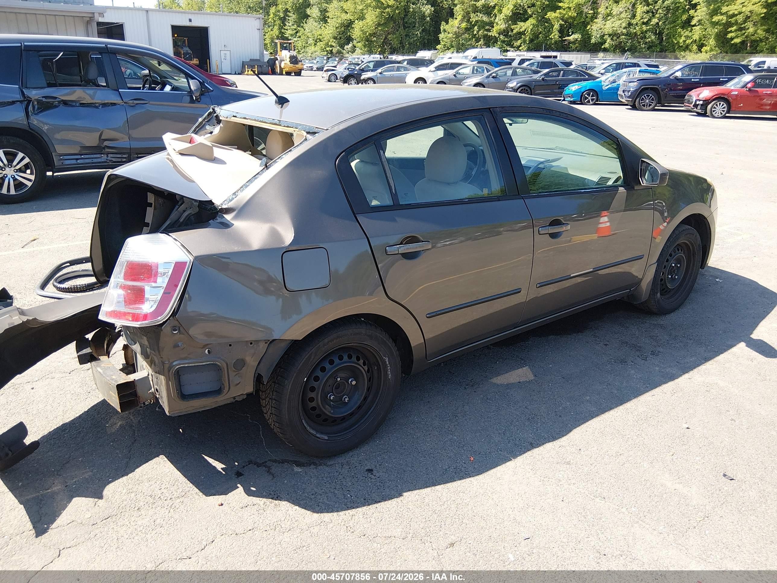 2009 Nissan Sentra 2.0s Brown vin: 3N1AB61E79L656033