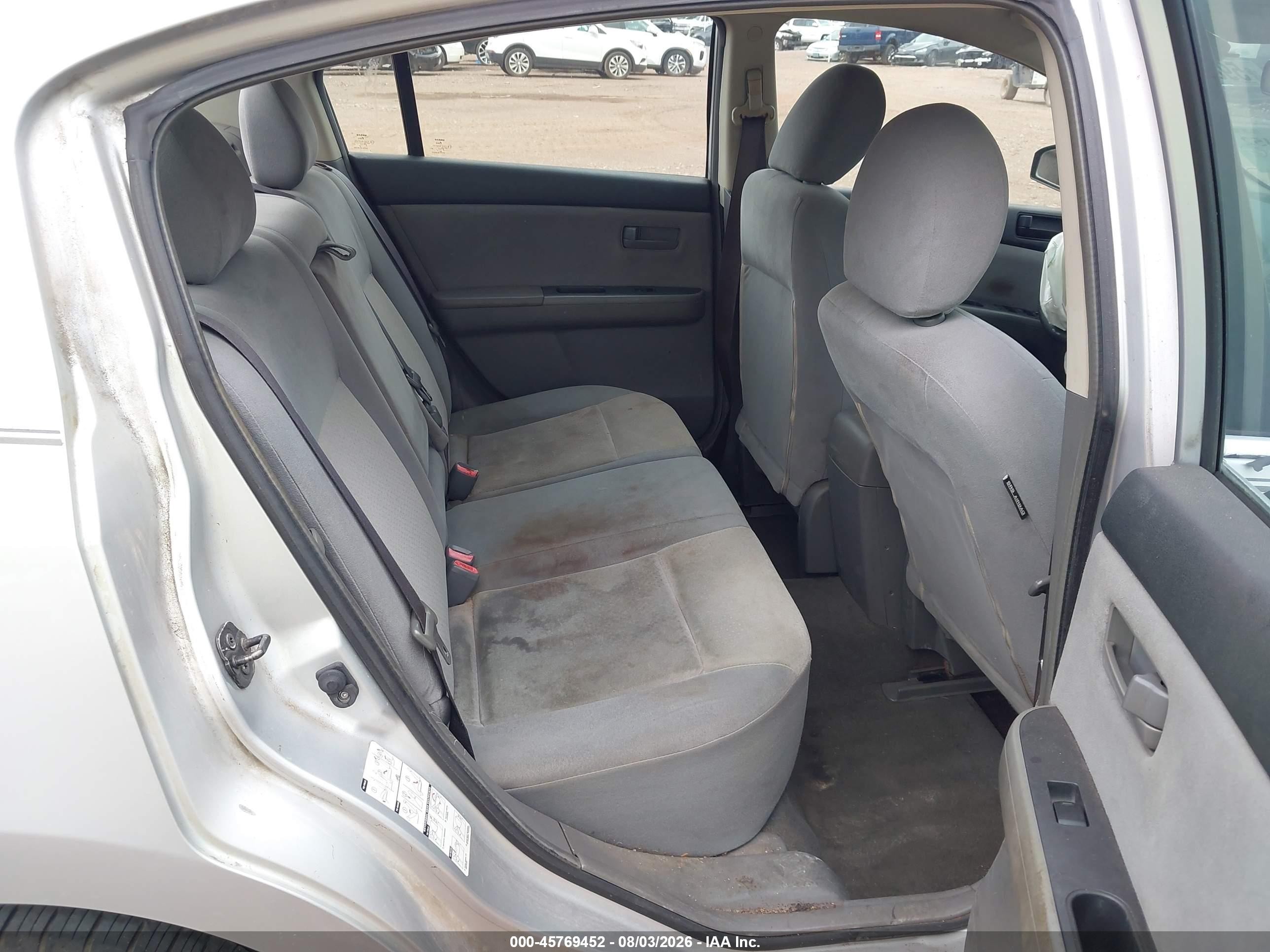 2009 Nissan Sentra 2.0 Silver vin: 3N1AB61E79L670255