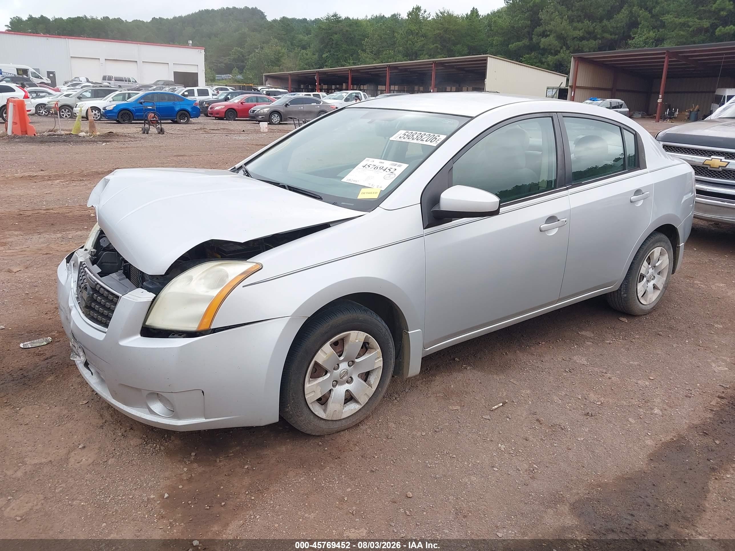 2009 Nissan Sentra 2.0 Silver vin: 3N1AB61E79L670255