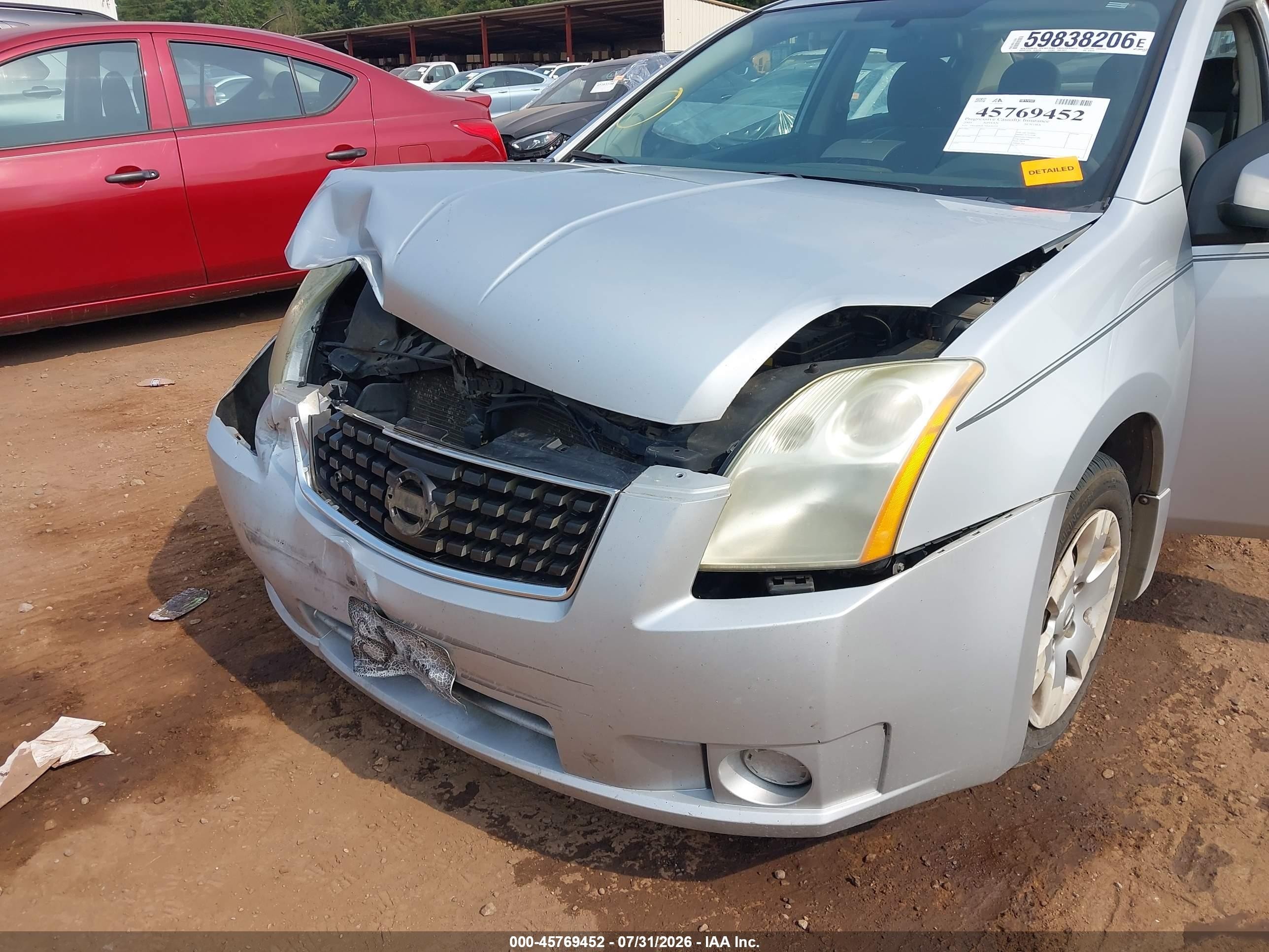 2009 Nissan Sentra 2.0 Silver vin: 3N1AB61E79L670255