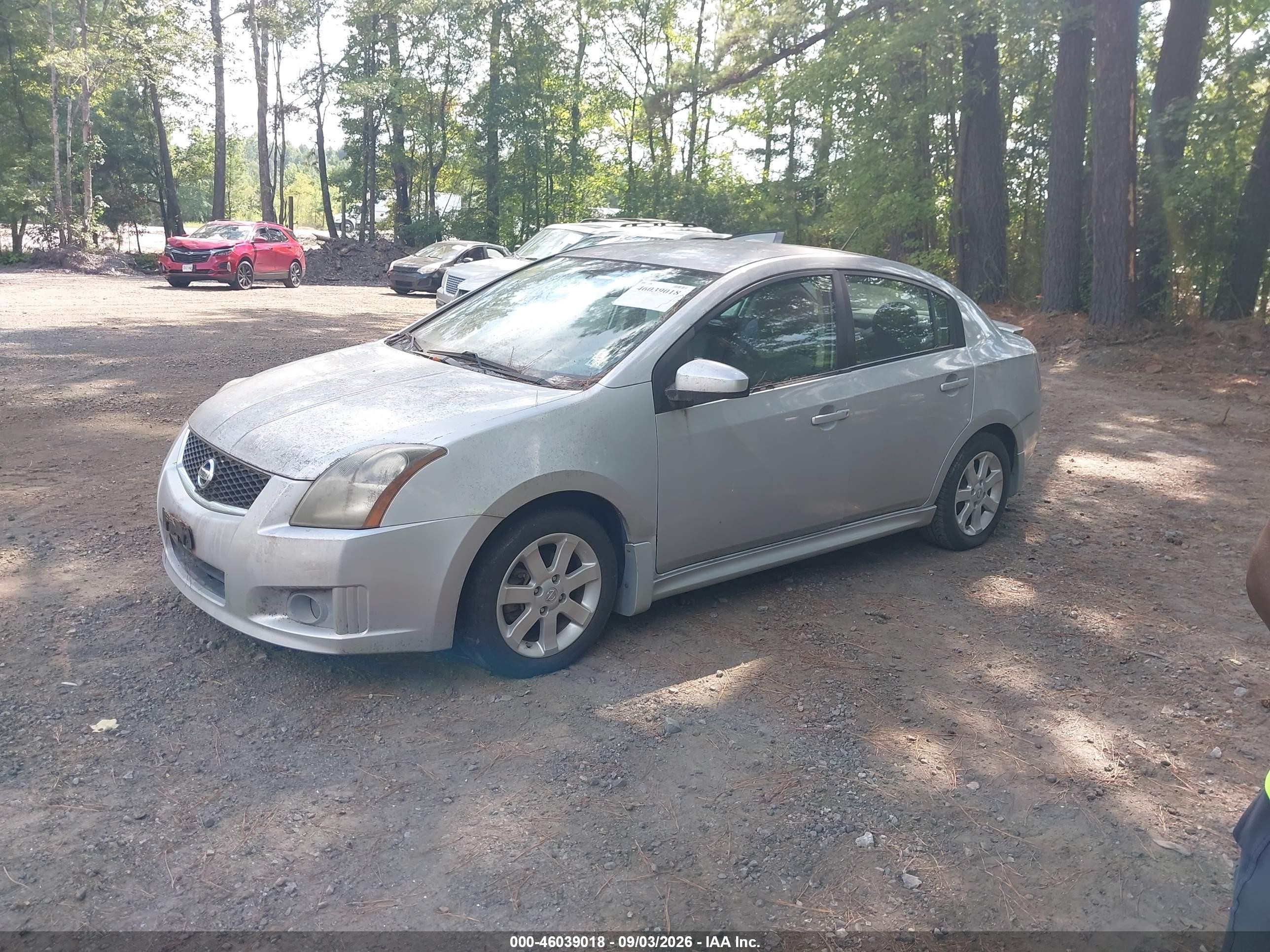 2009 Nissan Sentra 2.0sr Silver vin: 3N1AB61E79L694071