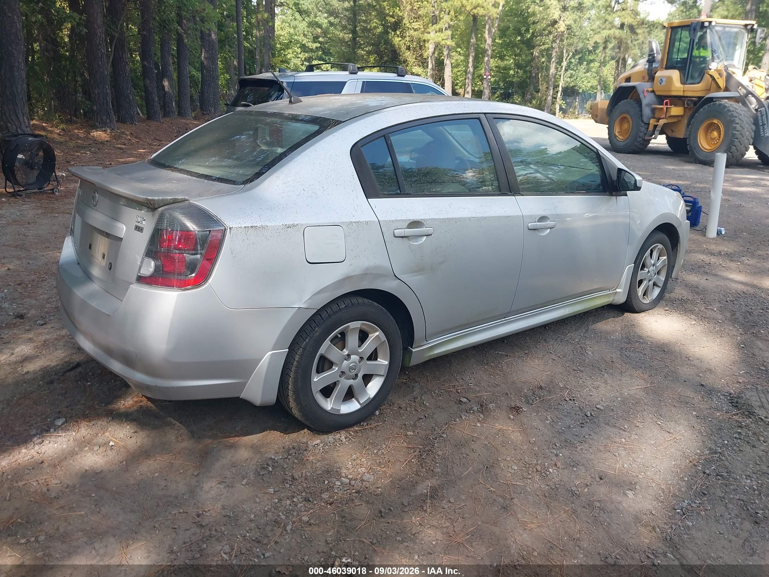 2009 Nissan Sentra 2.0sr Silver vin: 3N1AB61E79L694071