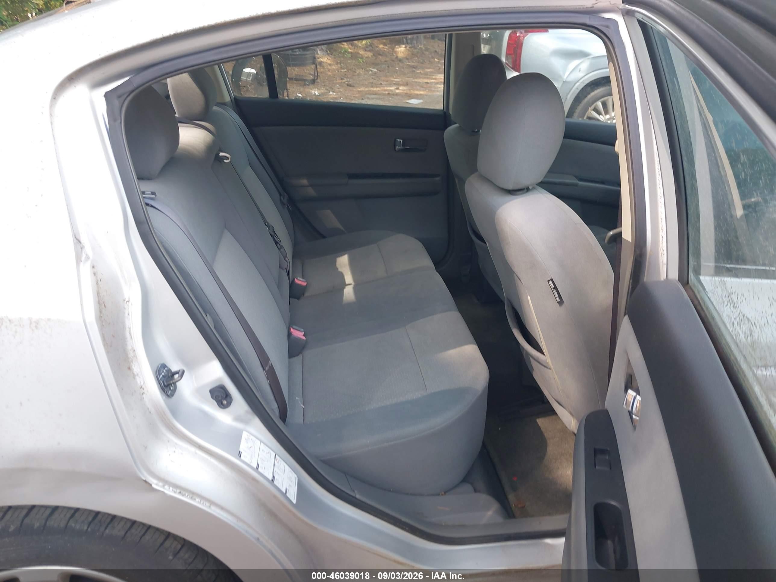 2009 Nissan Sentra 2.0sr Silver vin: 3N1AB61E79L694071