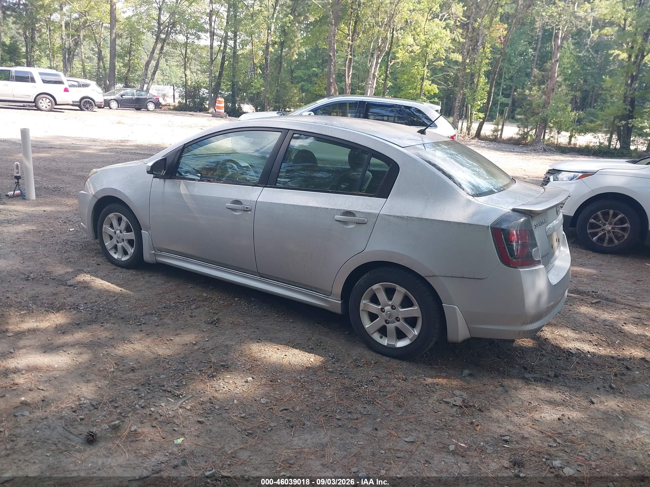 2009 Nissan Sentra 2.0sr Silver vin: 3N1AB61E79L694071